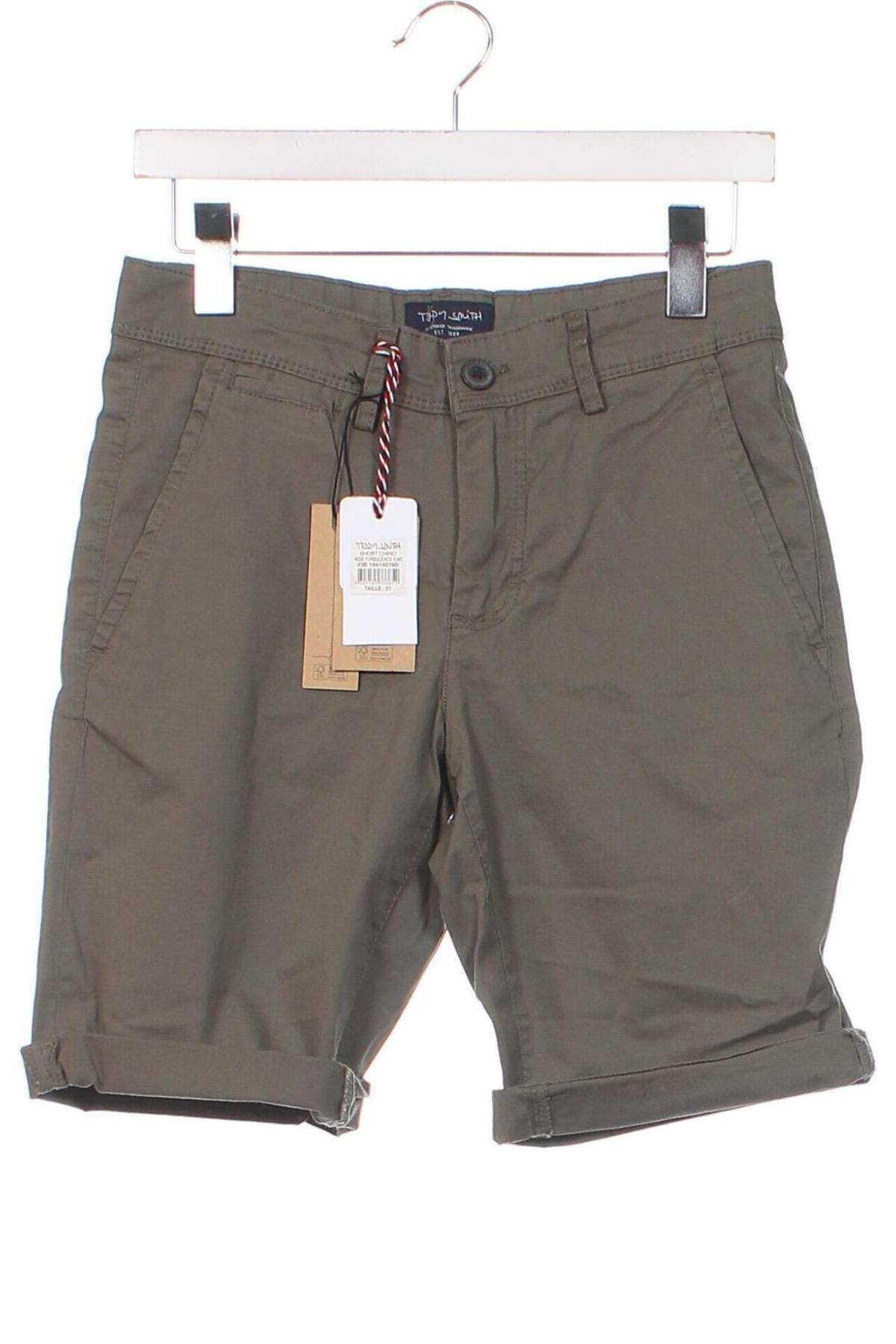Pantaloni scurți de bărbați Teddy Smith, Mărime S, Culoare Verde, Preț 69,34 Lei