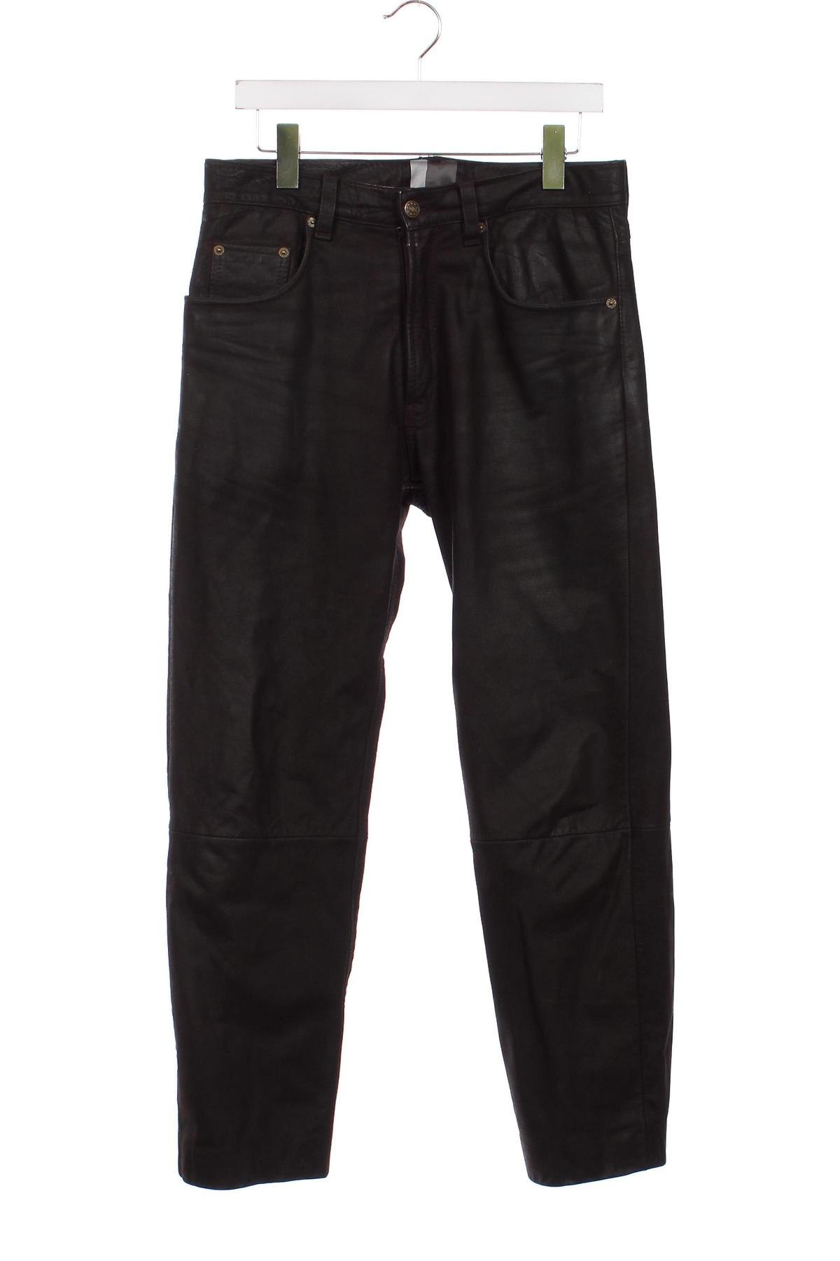 Мъжки кожен панталон Henry Morell, Размер M, Цвят Черен, Цена 107,00 лв.