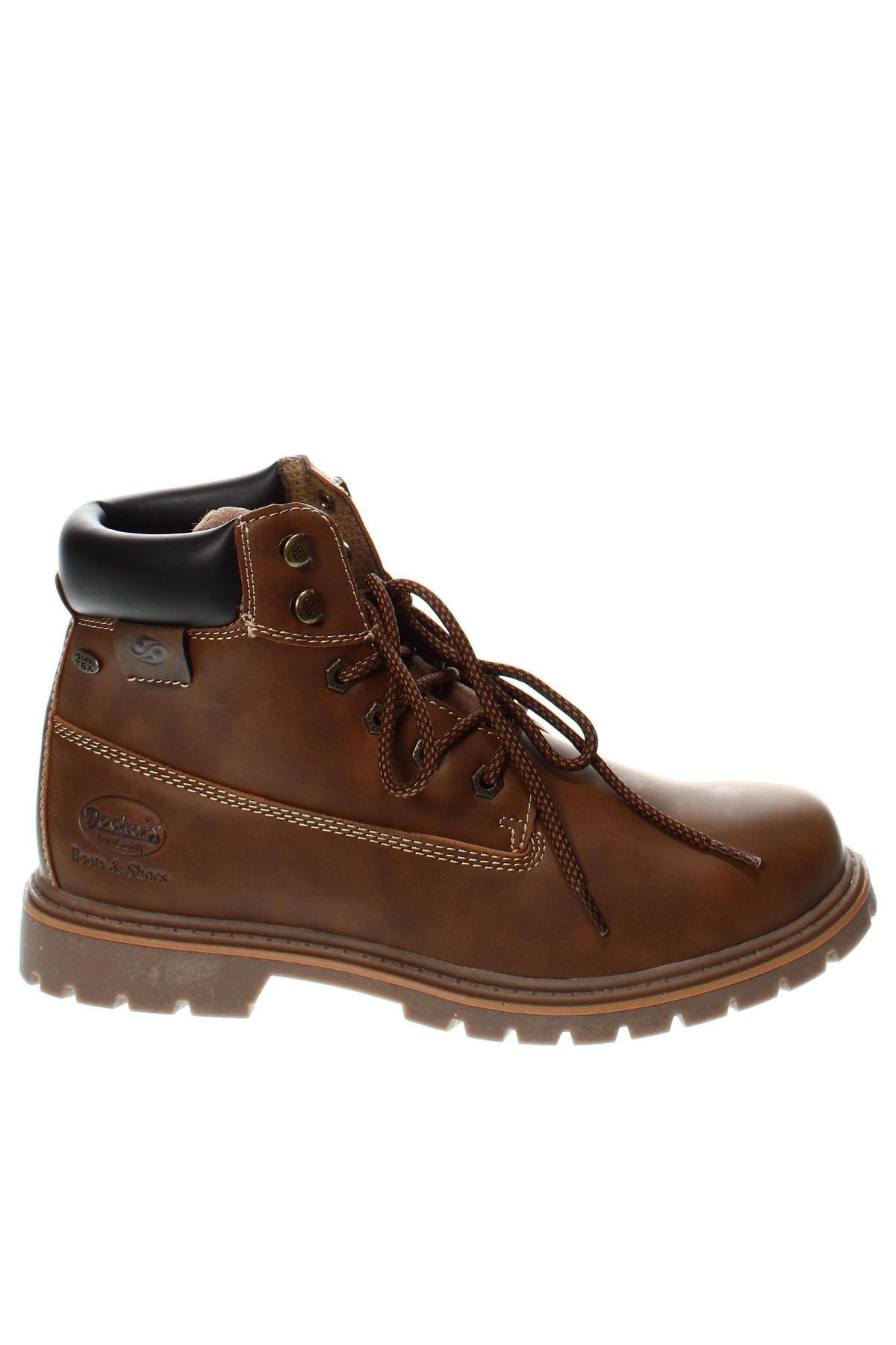 Мъжки обувки Dockers by Gerli, Размер 44, Цвят Кафяв, Цена 44,64 лв.