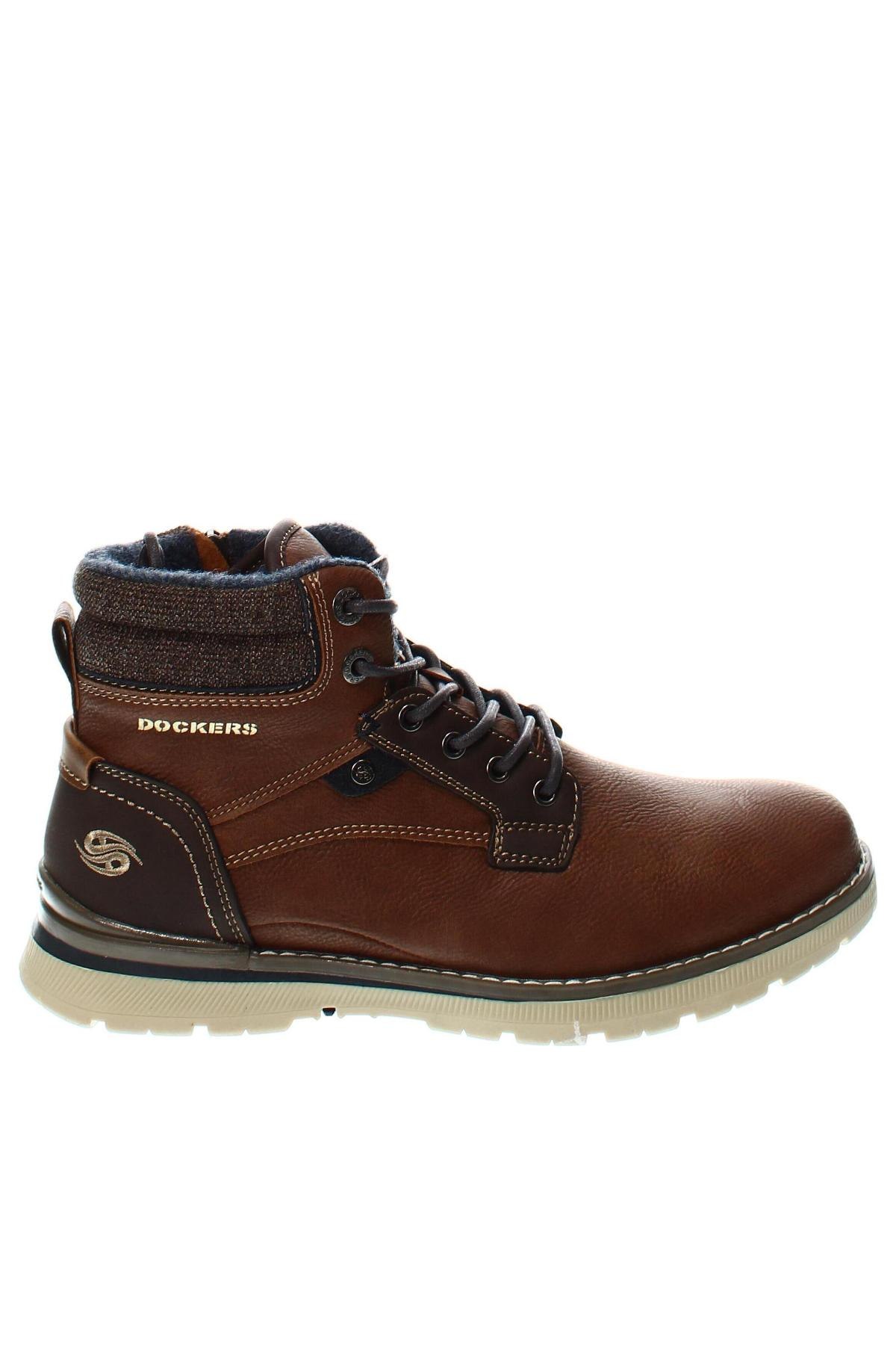 Мъжки обувки Dockers by Gerli, Размер 41, Цвят Кафяв, Цена 47,12 лв.