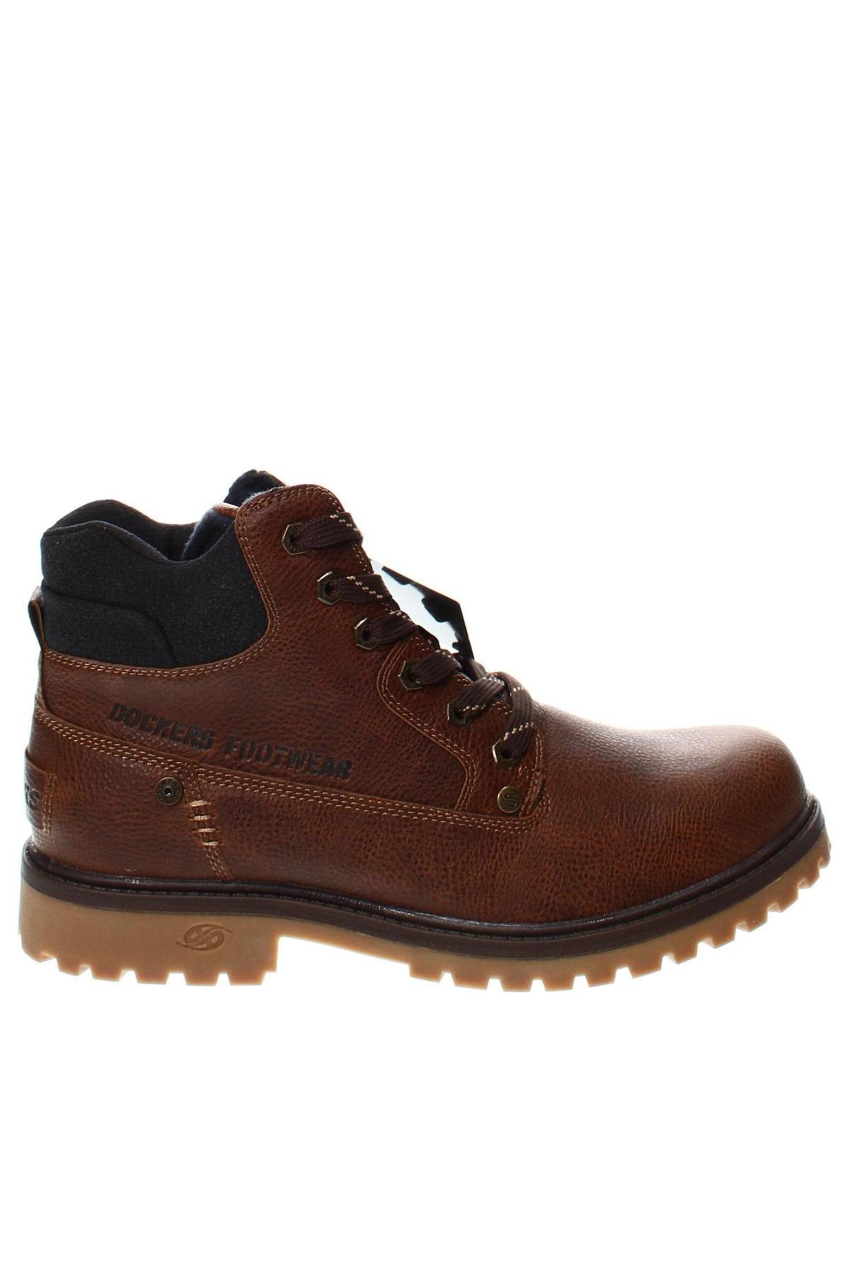 Мъжки обувки Dockers by Gerli, Размер 45, Цвят Кафяв, Цена 50,16 лв.