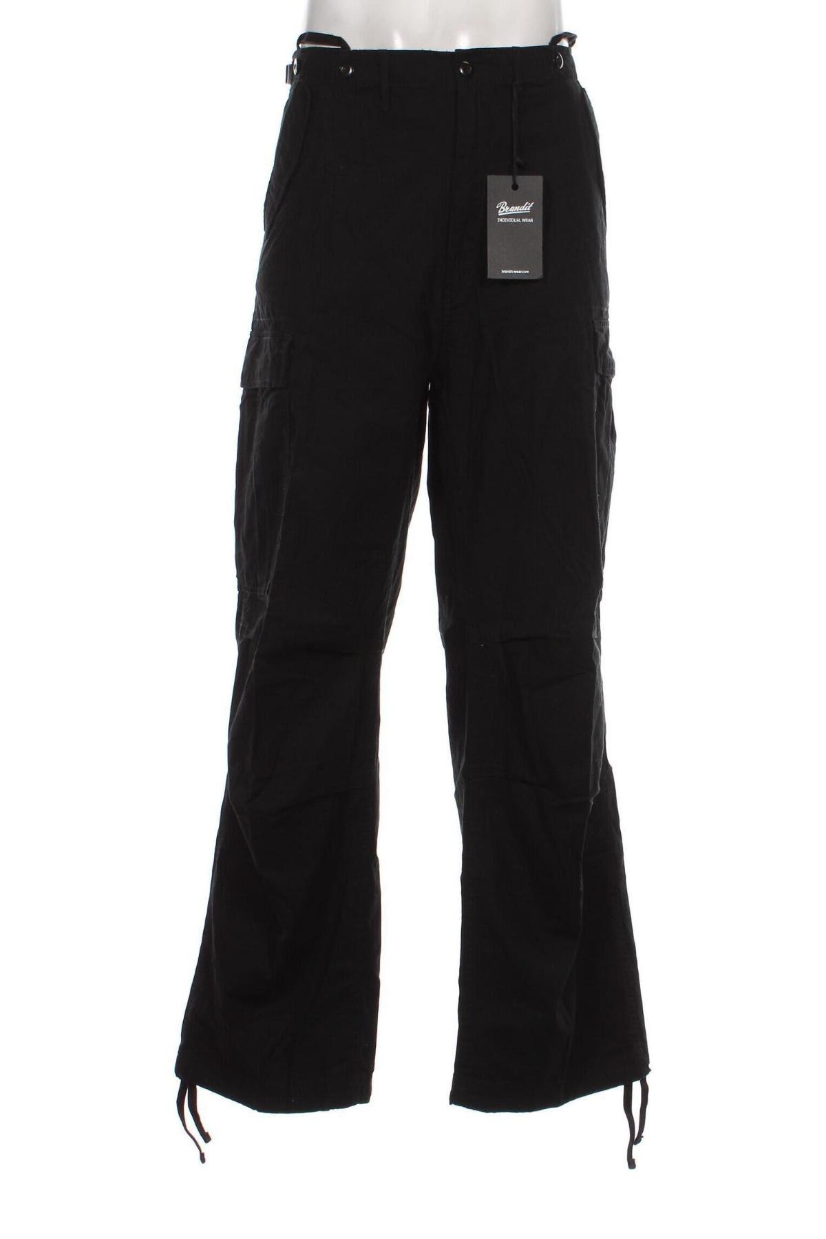 Мъжки панталон Brandit, Размер XL, Цвят Черен, Цена 31,62 лв.