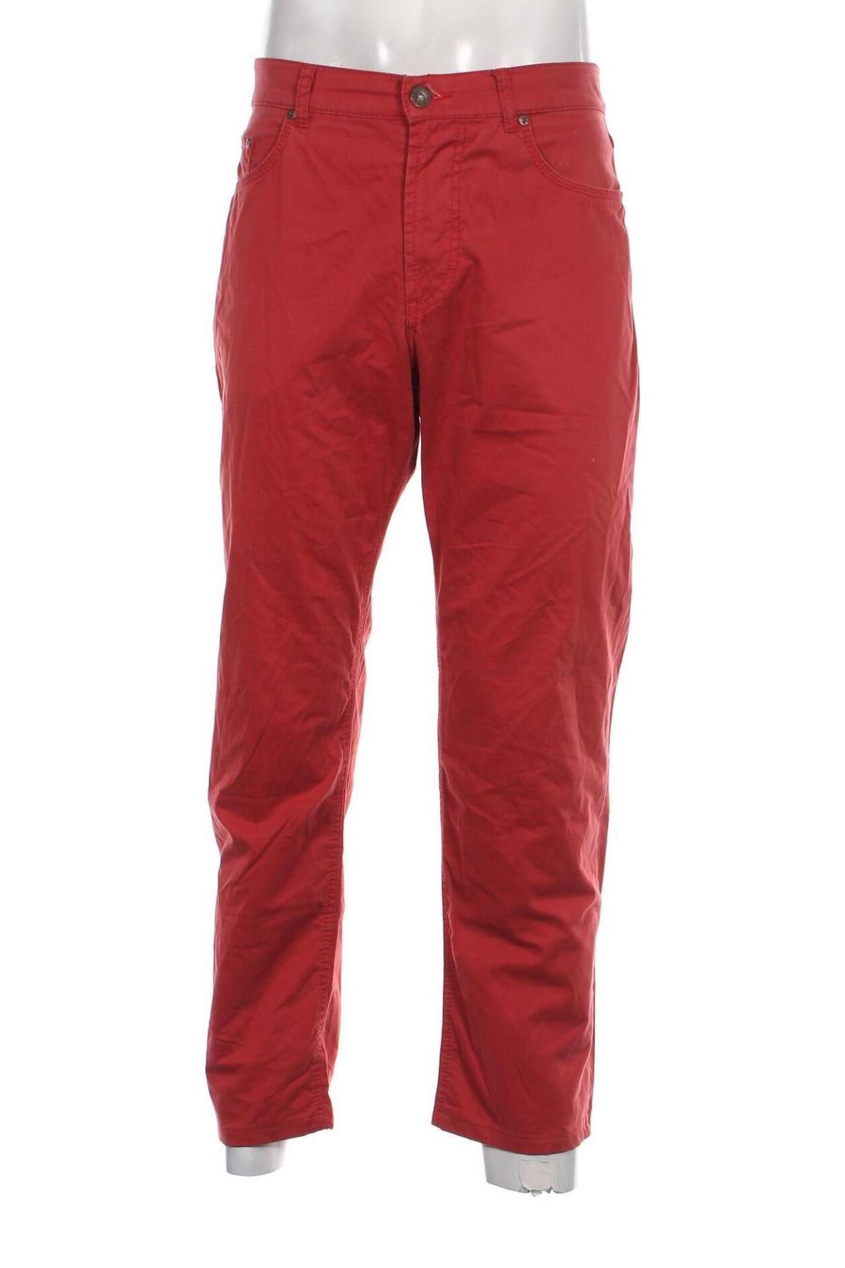 Мъжки панталон Brax, Размер L, Цвят Червен, Цена 47,60 лв.