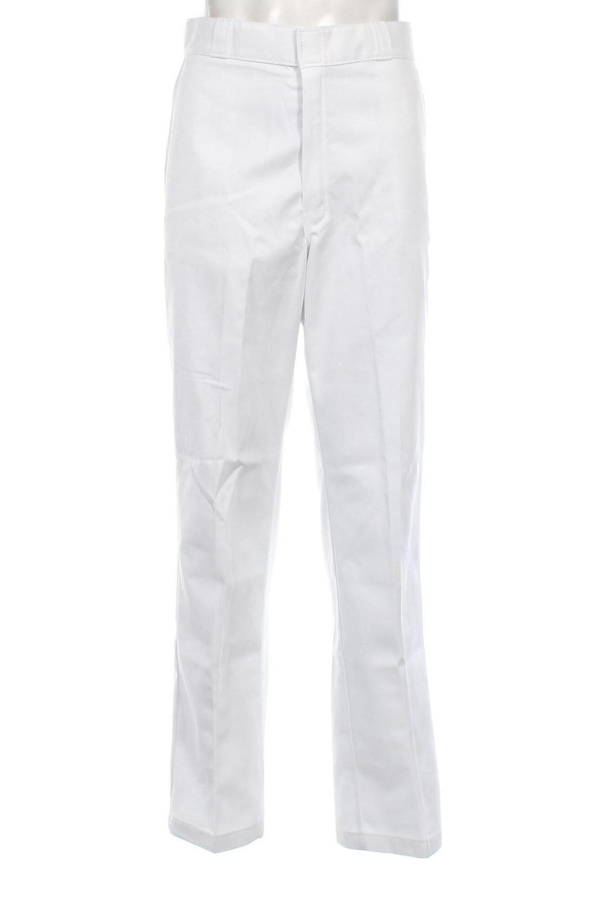 Мъжки панталон Dickies, Размер L, Цвят Бял, Цена 26,60 лв.