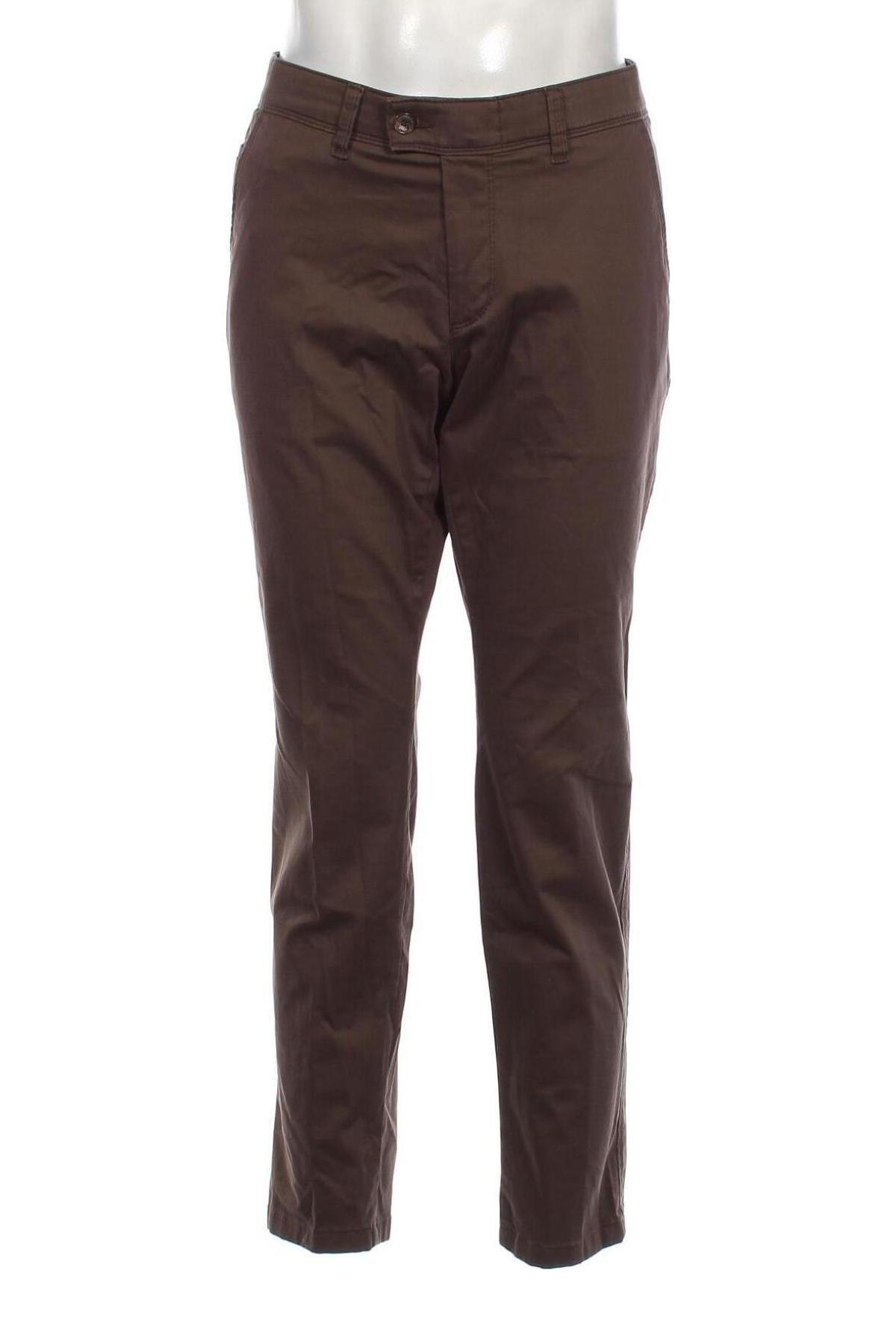 Pantaloni de bărbați Eurex by Brax, Mărime L, Culoare Maro, Preț 225,66 Lei
