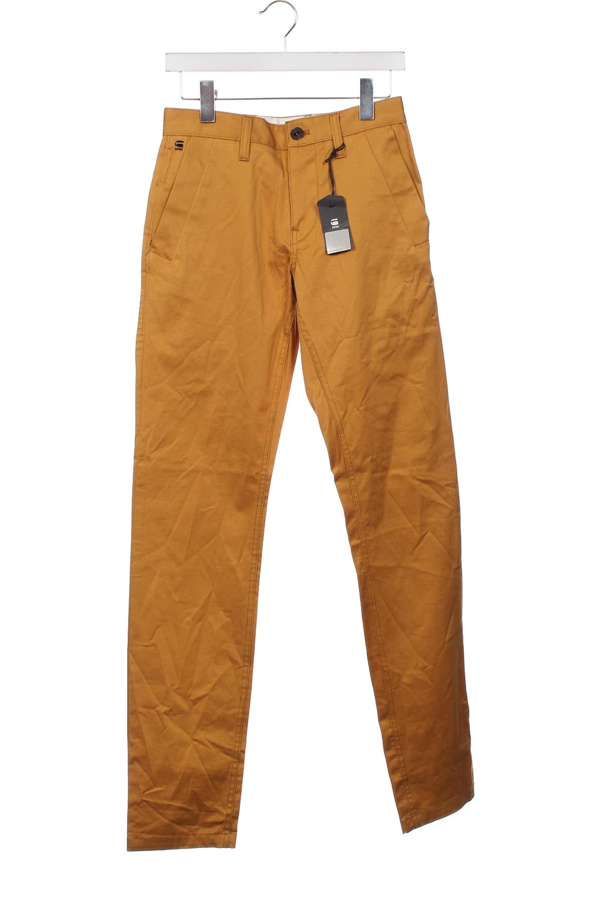 Ανδρικό παντελόνι G-Star Raw, Μέγεθος XS, Χρώμα Κίτρινο, Τιμή 14,69 €