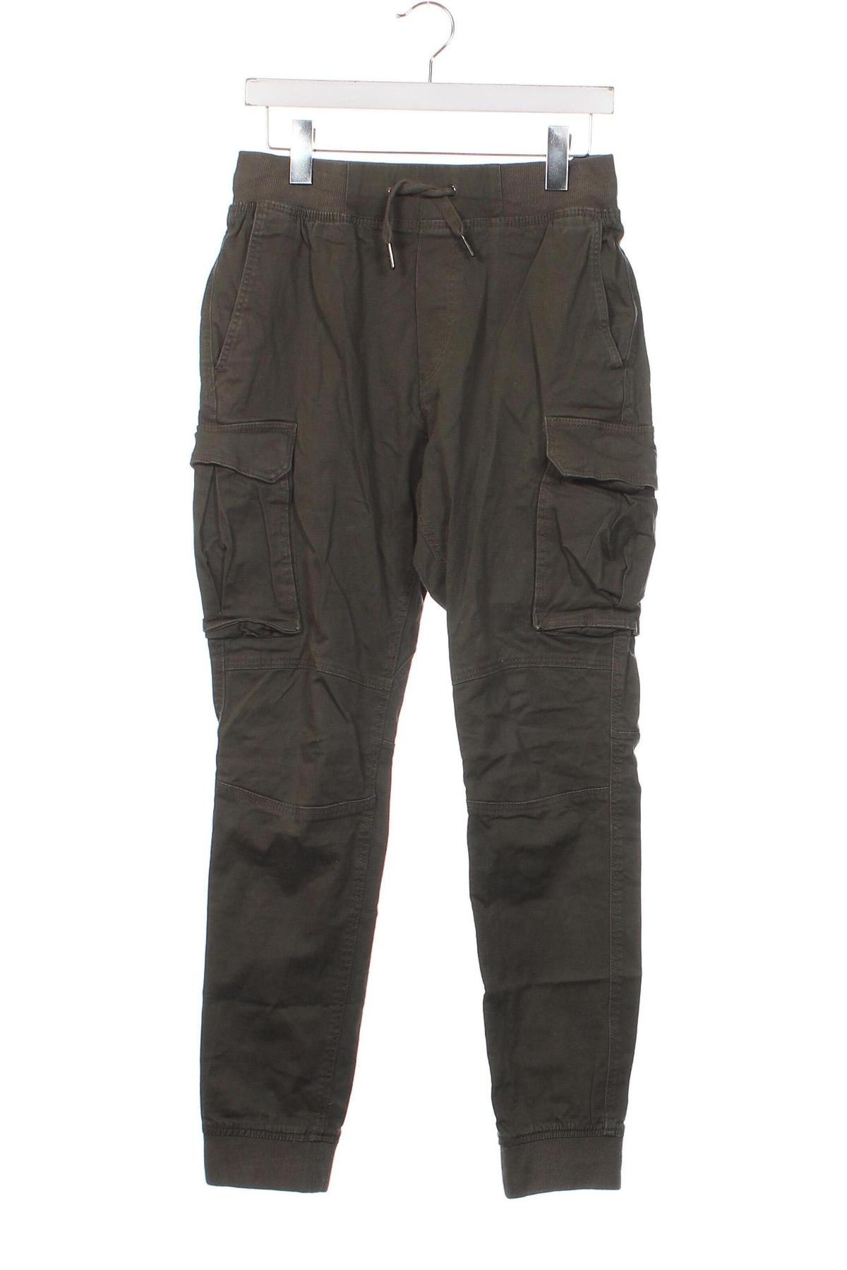 Pantaloni de bărbați H&M, Mărime XS, Culoare Verde, Preț 95,39 Lei