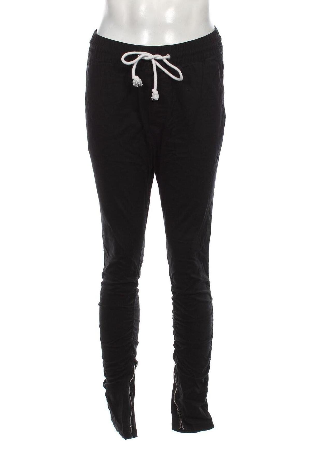 Мъжки панталон H&M Divided, Размер M, Цвят Черен, Цена 29,00 лв.