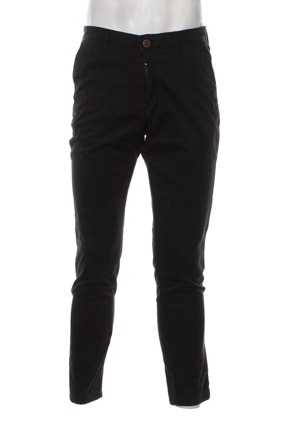 Ανδρικό παντελόνι Jack & Jones, Μέγεθος L, Χρώμα Μαύρο, Τιμή 12,60 €