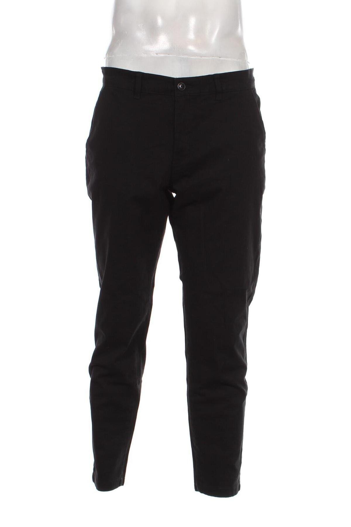 Мъжки панталон Jack & Jones, Размер L, Цвят Черен, Цена 31,62 лв.