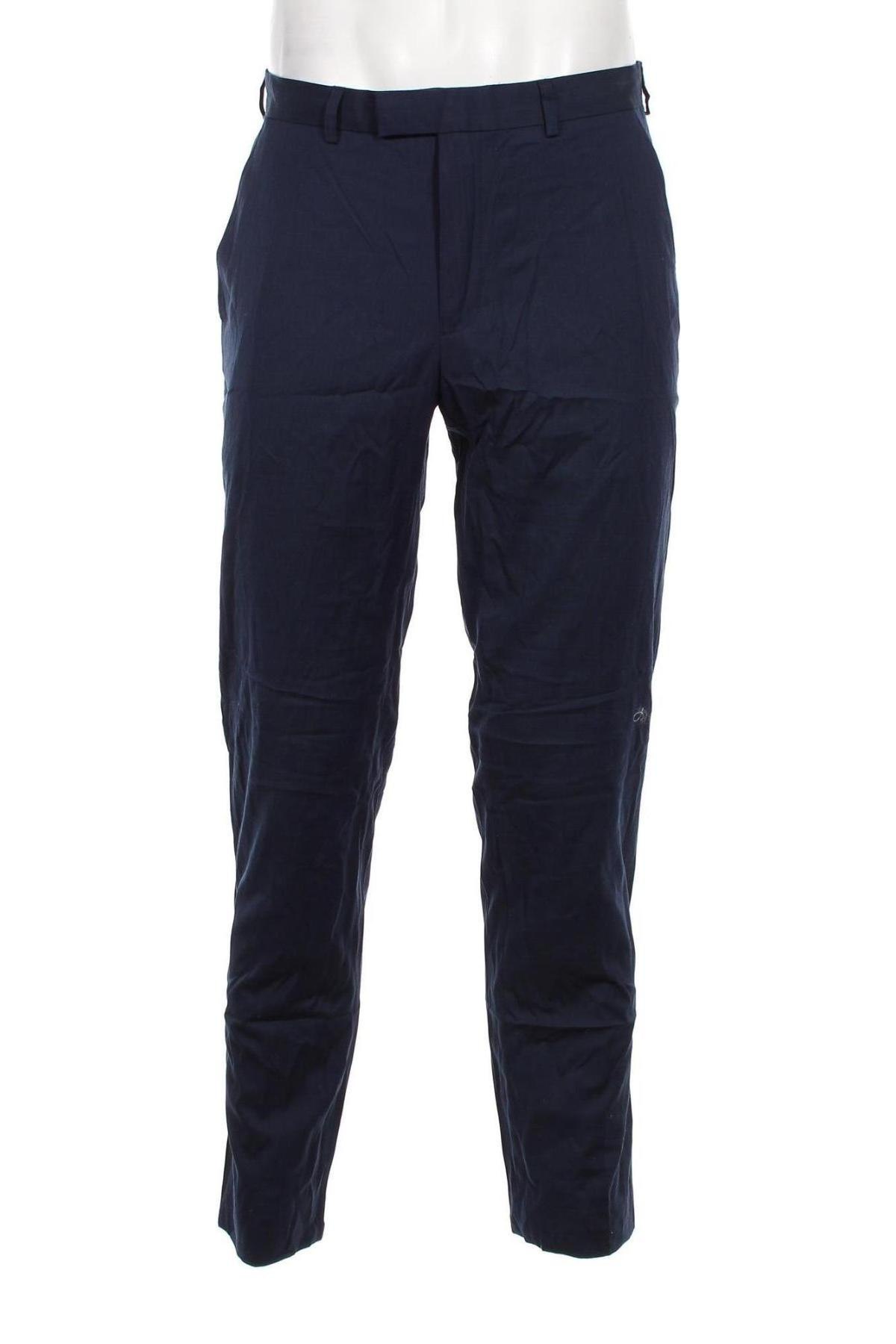 Мъжки панталон Marks & Spencer, Размер M, Цвят Син, Цена 9,72 лв.