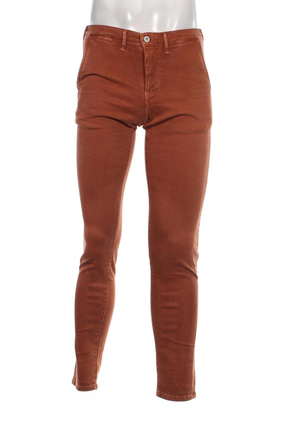 Мъжки панталон Pepe Jeans, Размер S, Цвят Кафяв, Цена 29,40 лв.
