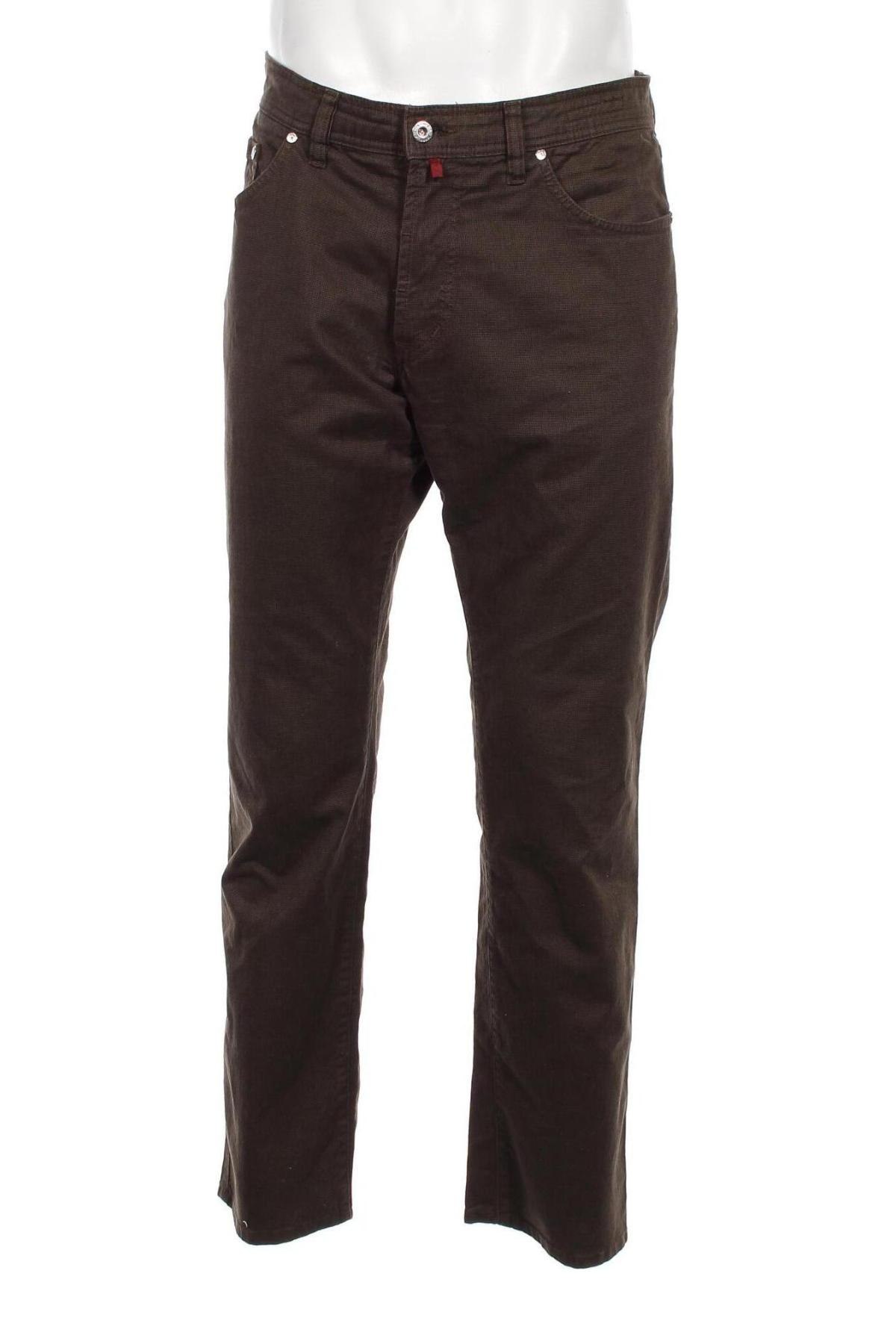 Pantaloni de bărbați Pierre Cardin, Mărime M, Culoare Maro, Preț 159,59 Lei