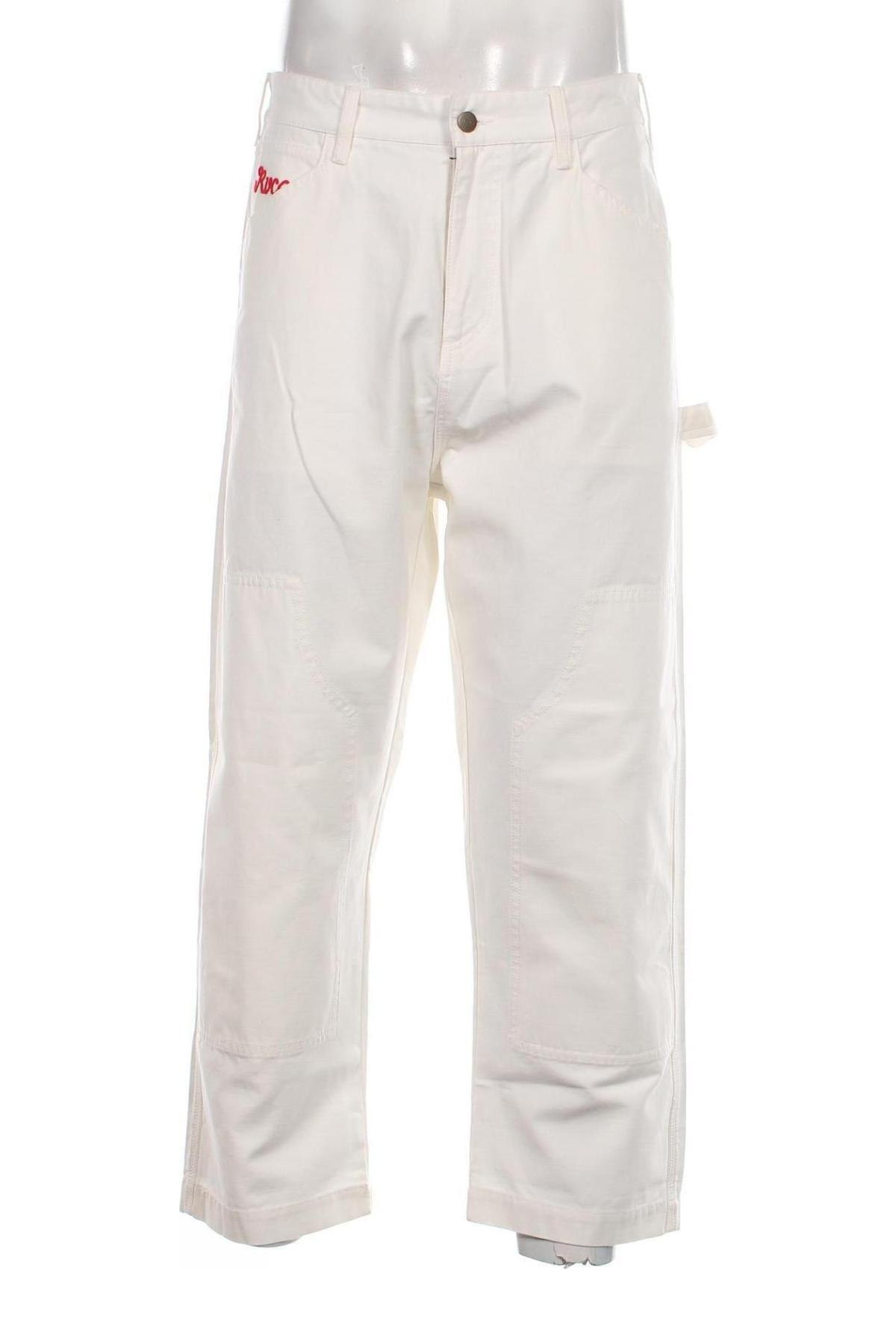 Pantaloni de bărbați RVCA, Mărime M, Culoare Alb, Preț 82,60 Lei
