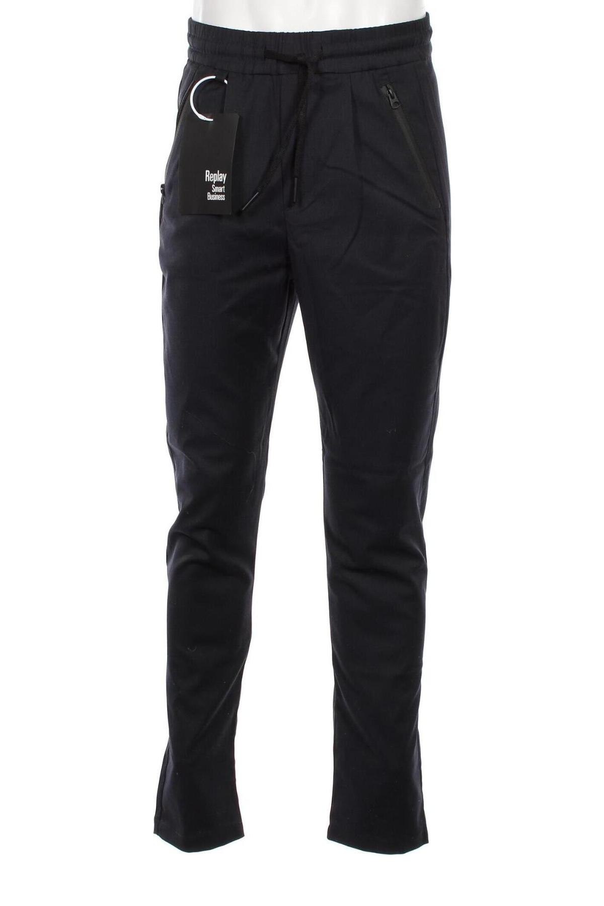Мъжки панталон Replay, Размер S, Цвят Черен, Цена 42,84 лв.