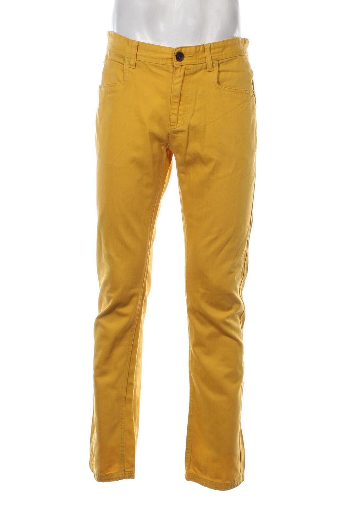 Ανδρικό παντελόνι Review, Μέγεθος M, Χρώμα Κίτρινο, Τιμή 21,00 €