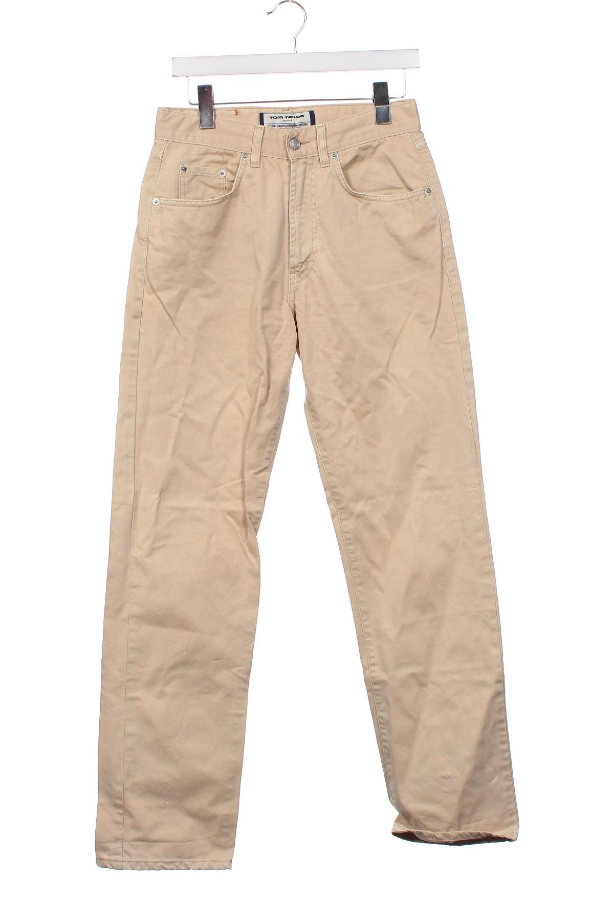 Мъжки панталон Tom Tailor, Размер S, Цвят Екрю, Цена 13,53 лв.