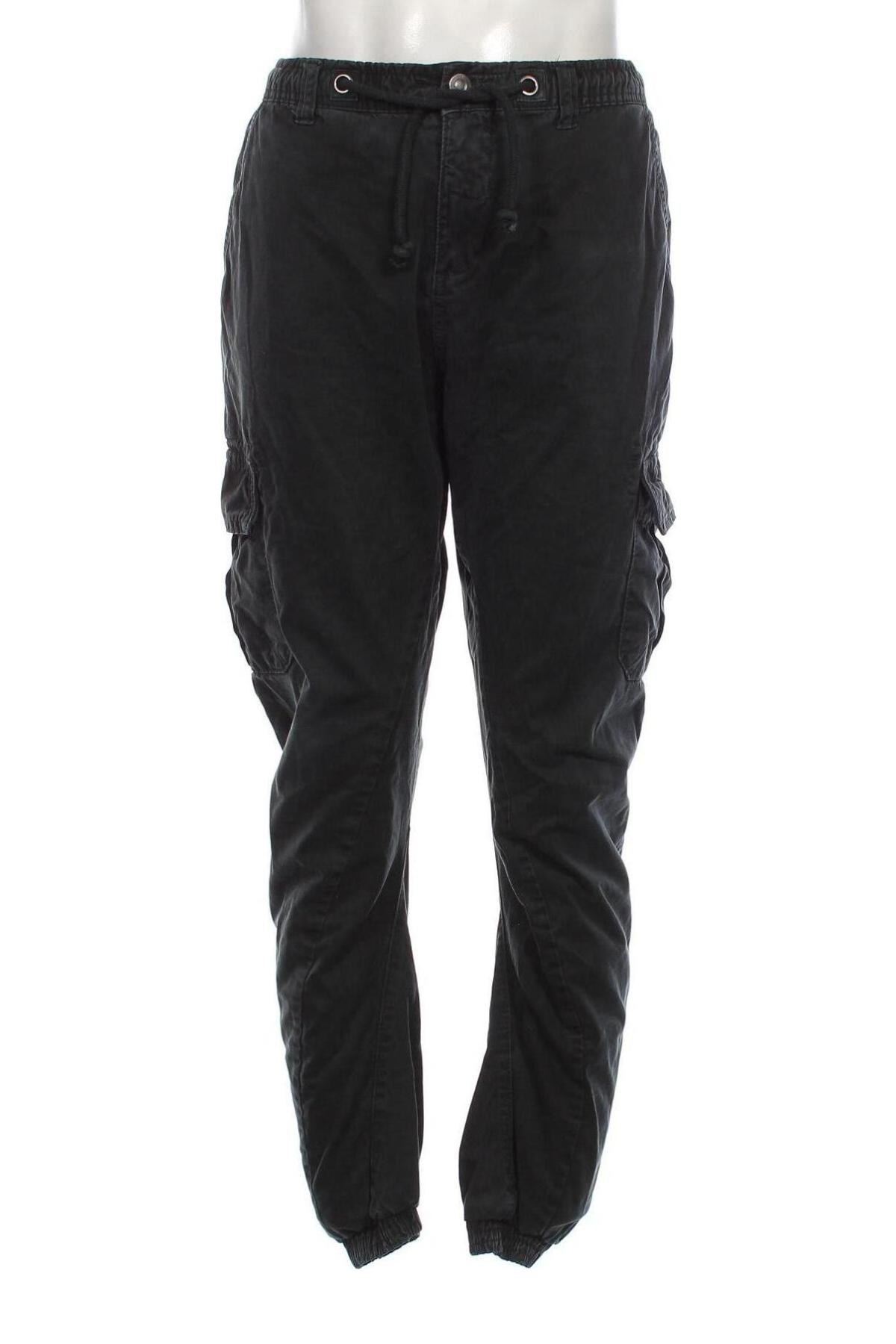 Pantaloni de bărbați Urban Classics, Mărime XL, Culoare Gri, Preț 86,12 Lei