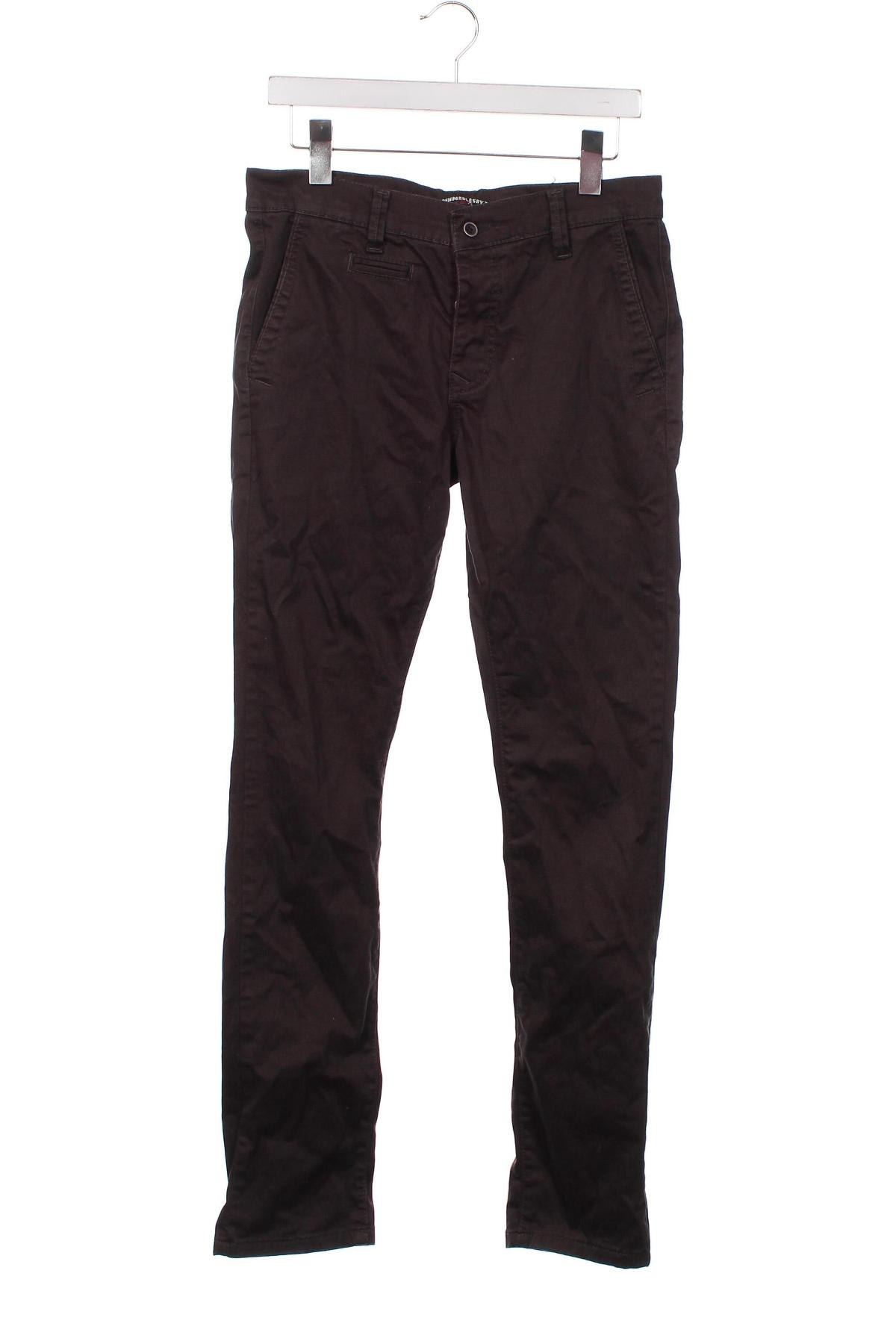 Pantaloni de bărbați Zara, Mărime S, Culoare Maro, Preț 15,84 Lei