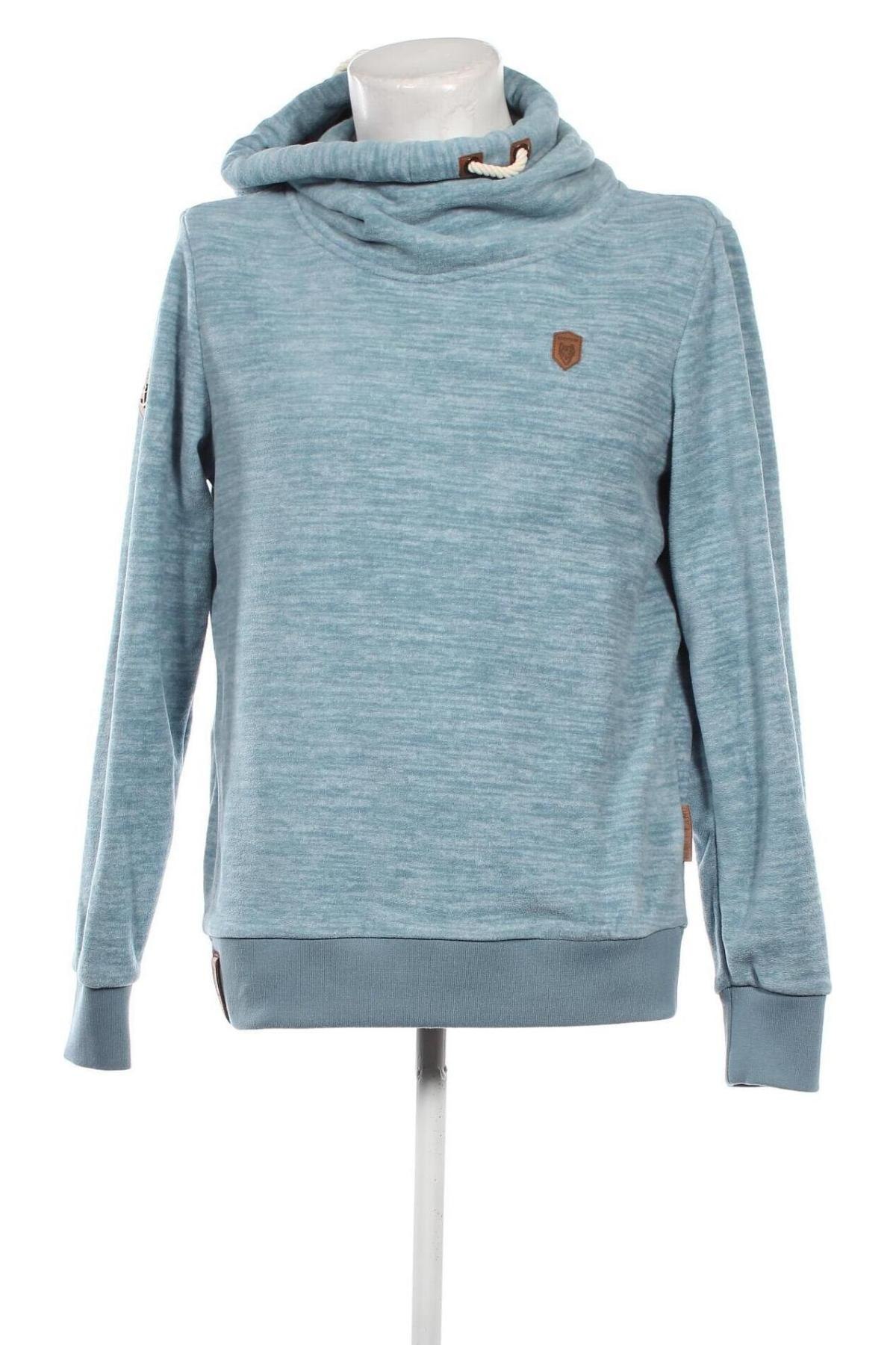 Herren Fleece Sweatshirt  Naketano, Größe L, Farbe Blau, Preis 37,12 €