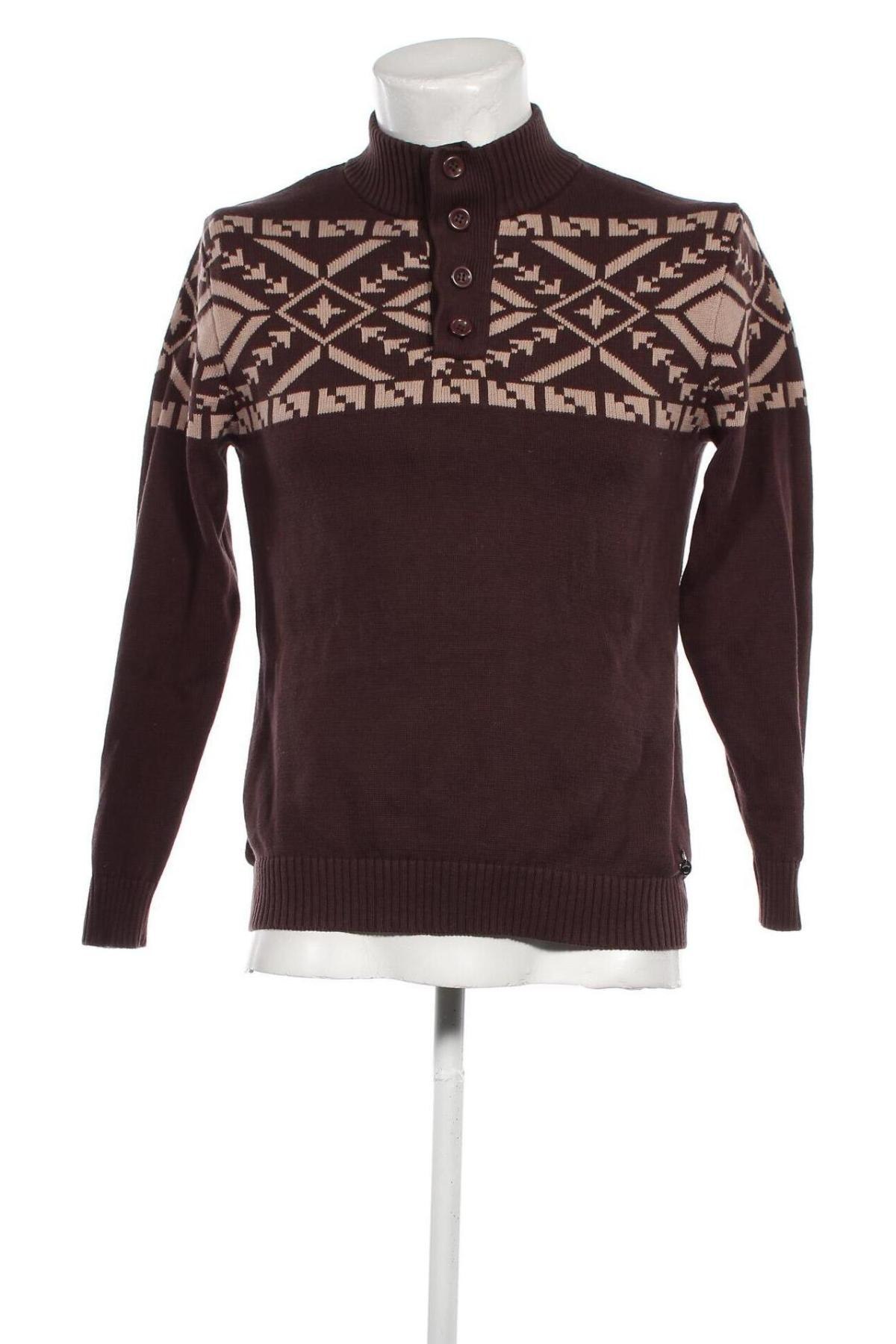 Ανδρικό πουλόβερ, Μέγεθος M, Χρώμα Καφέ, Τιμή 4,89 €