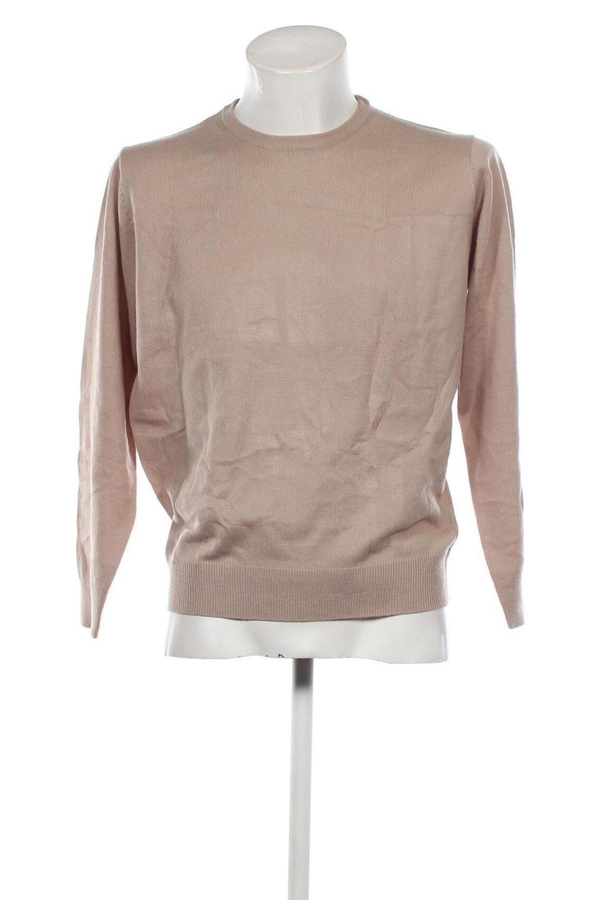 Ανδρικό πουλόβερ, Μέγεθος L, Χρώμα  Μπέζ, Τιμή 8,79 €