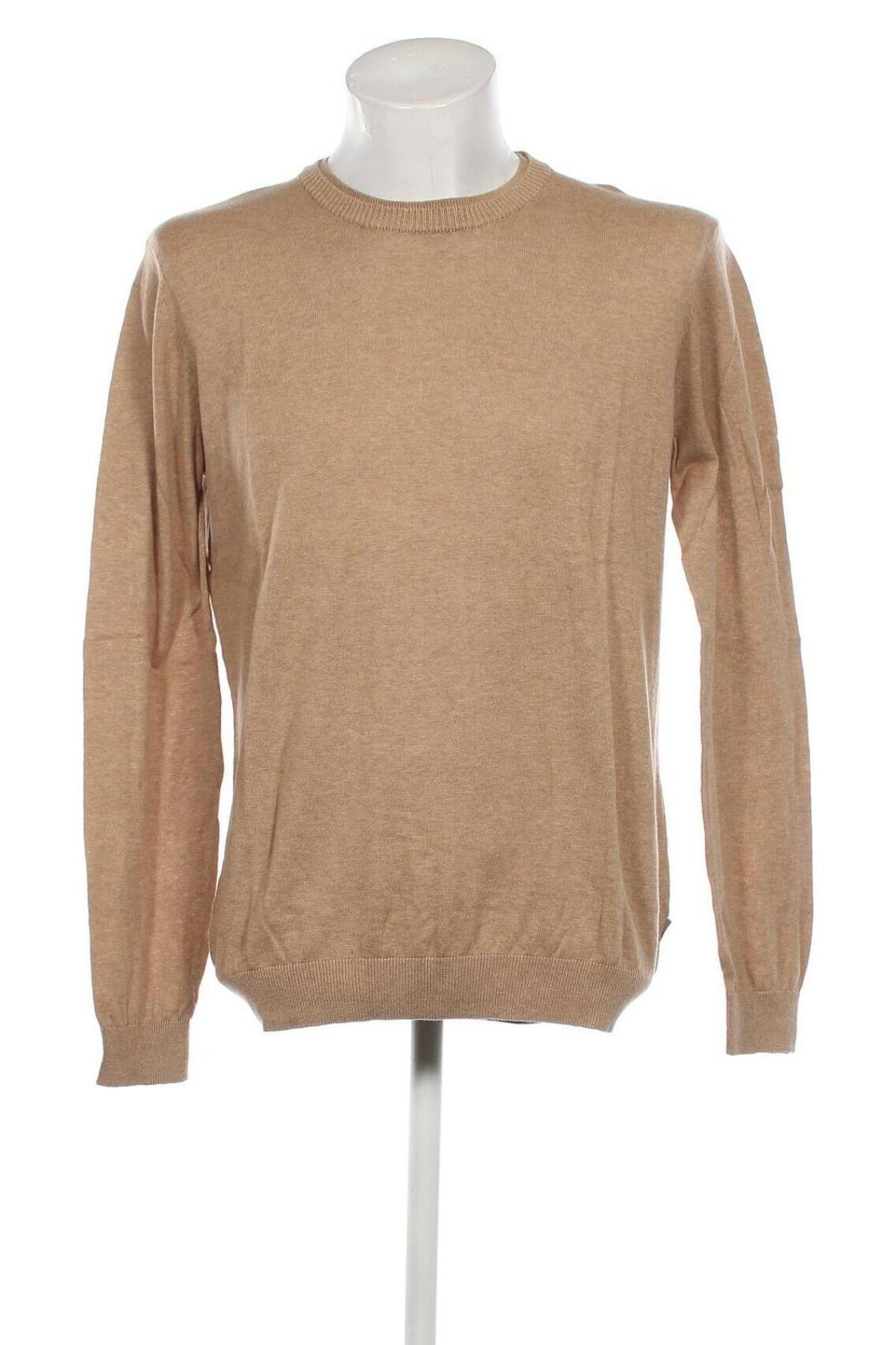 Ανδρικό πουλόβερ ! Solid, Μέγεθος XXL, Χρώμα  Μπέζ, Τιμή 15,88 €