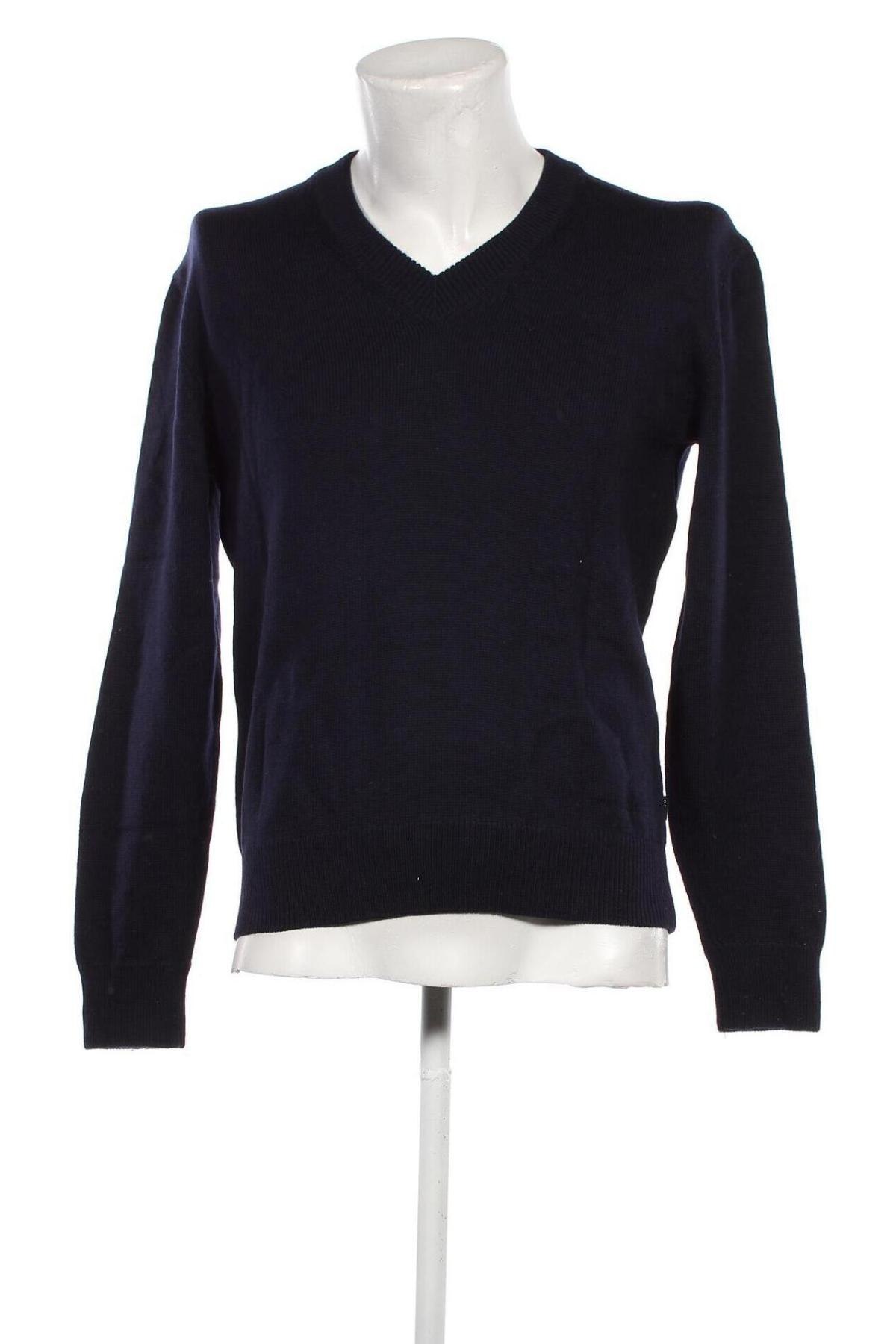Ανδρικό πουλόβερ BOSS, Μέγεθος S, Χρώμα Μπλέ, Τιμή 79,66 €