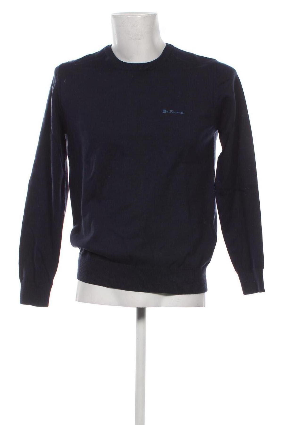 Мъжки пуловер Ben Sherman, Размер M, Цвят Син, Цена 21,00 лв.