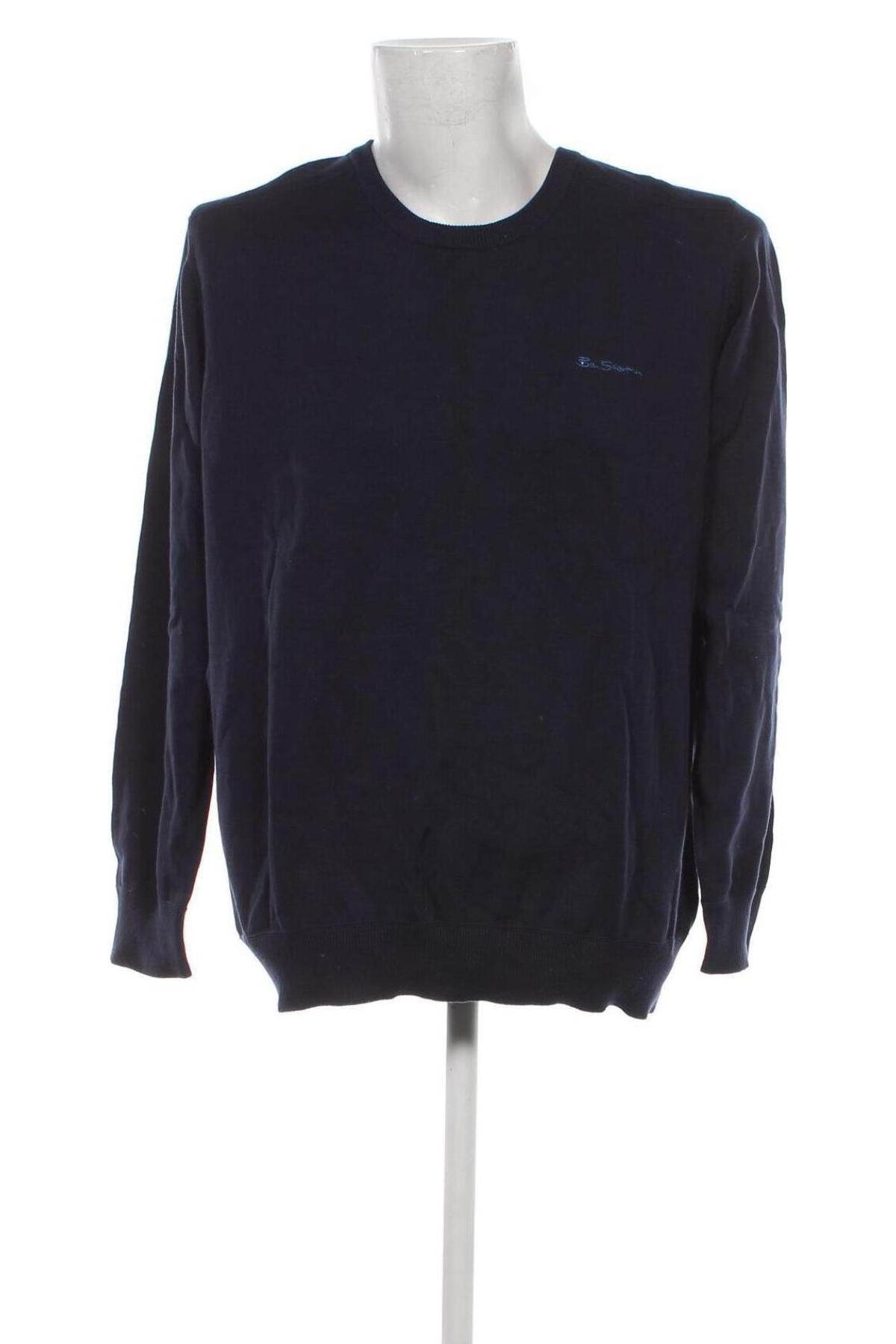 Мъжки пуловер Ben Sherman, Размер XXL, Цвят Син, Цена 68,60 лв.