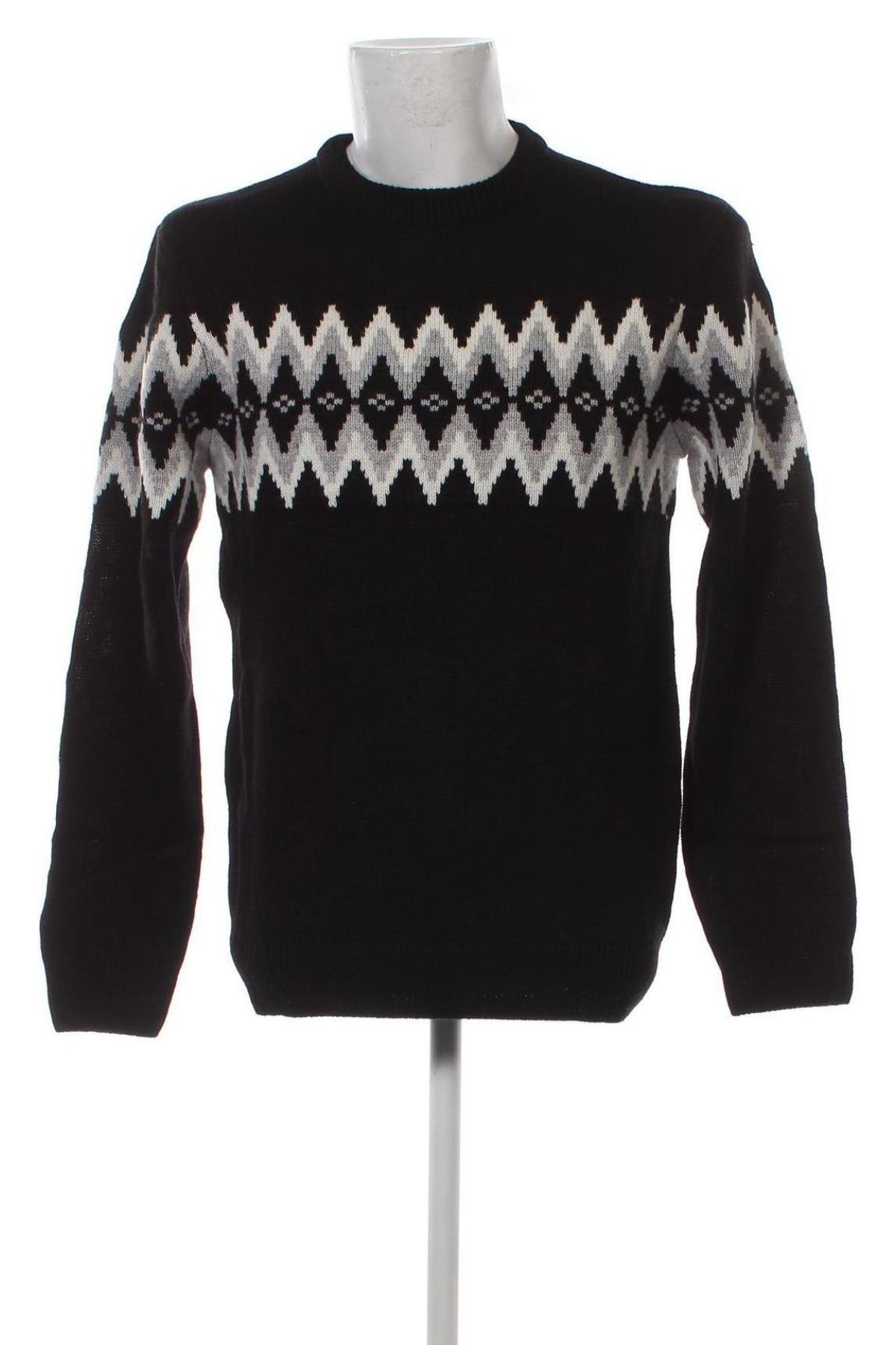 Мъжки пуловер C&A, Размер M, Цвят Черен, Цена 10,44 лв.