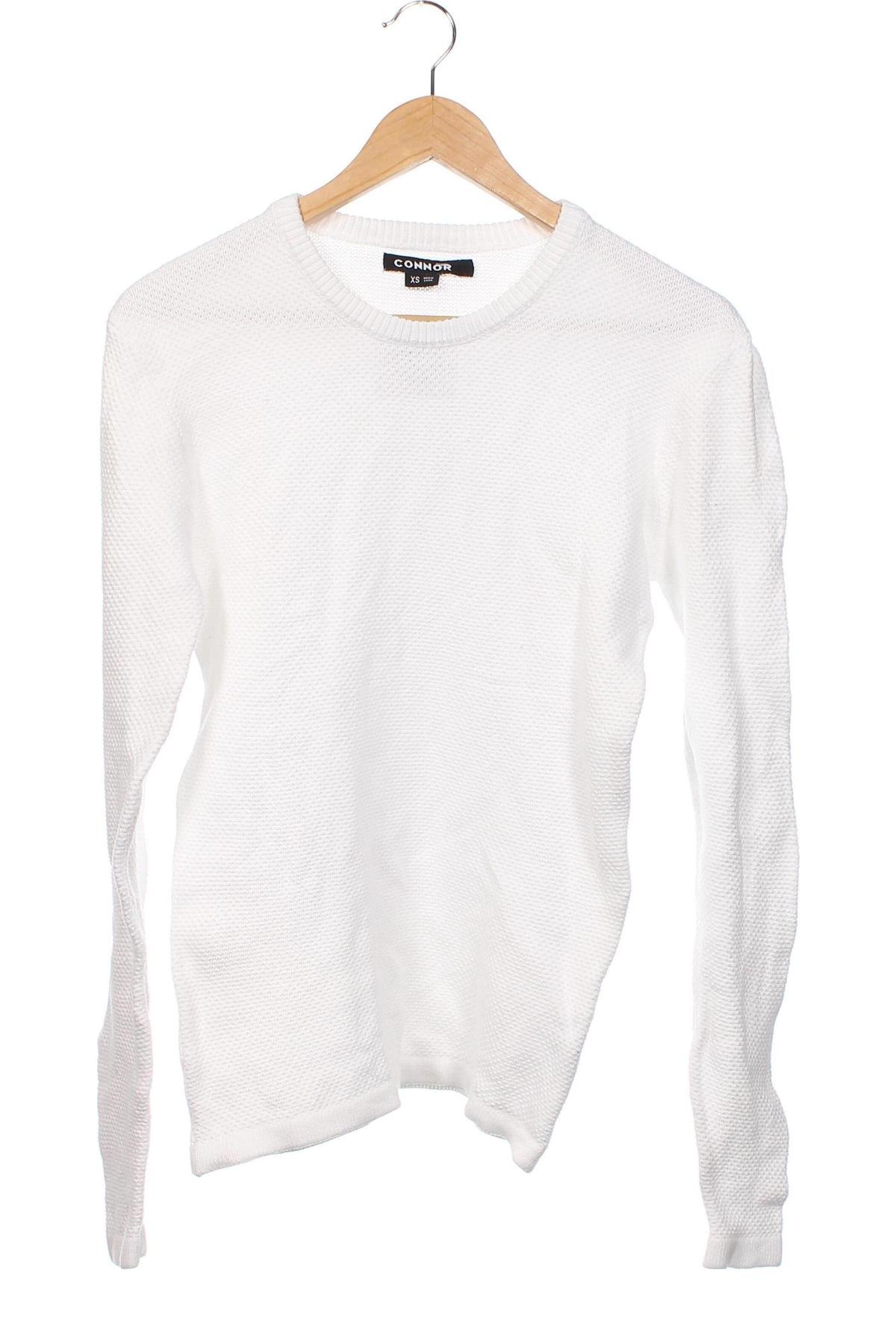 Ανδρικό πουλόβερ Connor, Μέγεθος XS, Χρώμα Λευκό, Τιμή 7,18 €