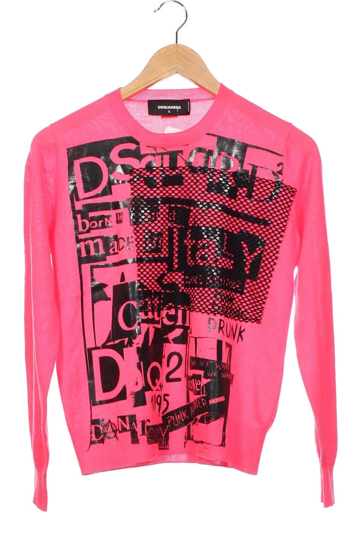Pánsky sveter  Dsquared2, Veľkosť S, Farba Ružová, Cena  68,44 €