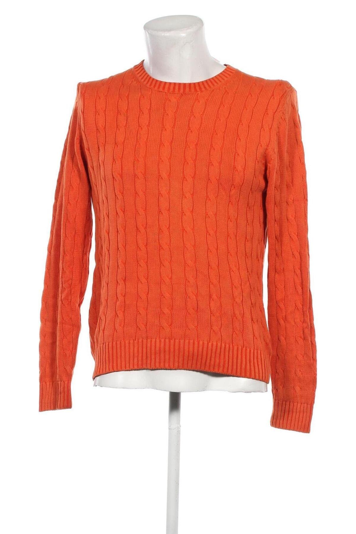 Мъжки пуловер East West, Размер S, Цвят Оранжев, Цена 15,30 лв.