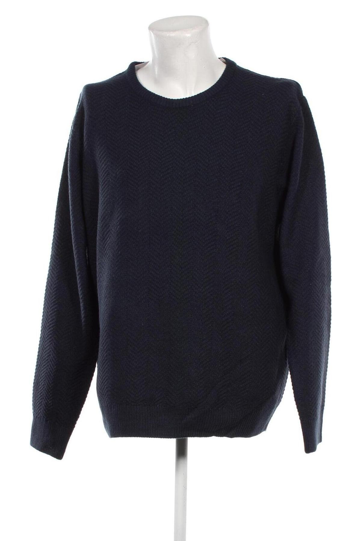 Ανδρικό πουλόβερ Easy, Μέγεθος XXL, Χρώμα Μπλέ, Τιμή 11,38 €