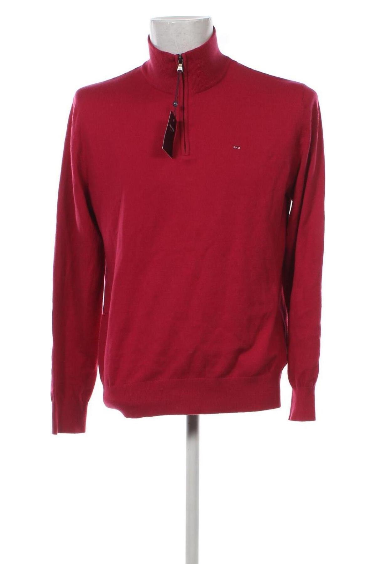 Мъжки пуловер Eden Park, Размер L, Цвят Розов, Цена 76,01 лв.