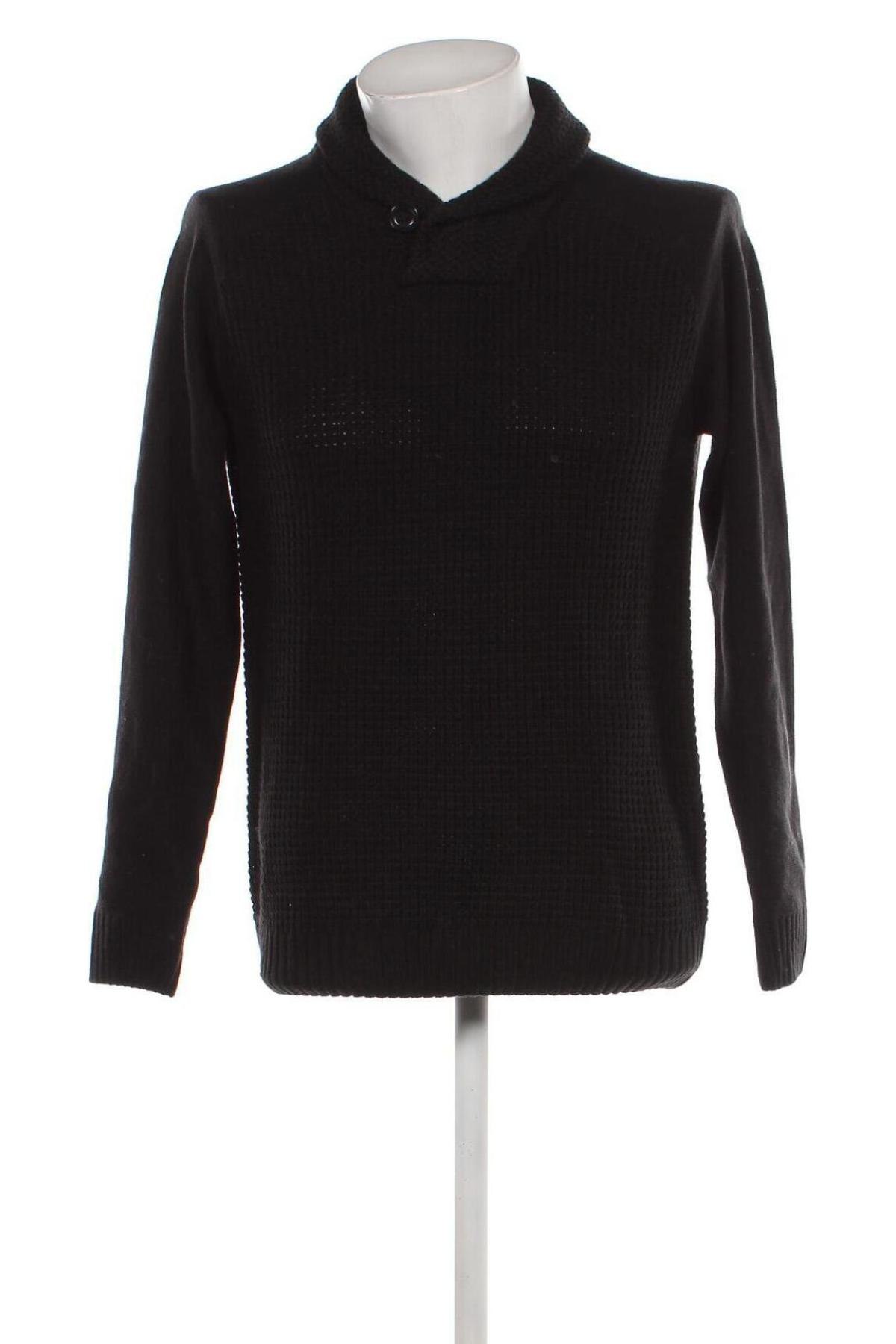 Ανδρικό πουλόβερ F&F, Μέγεθος M, Χρώμα Μαύρο, Τιμή 15,36 €
