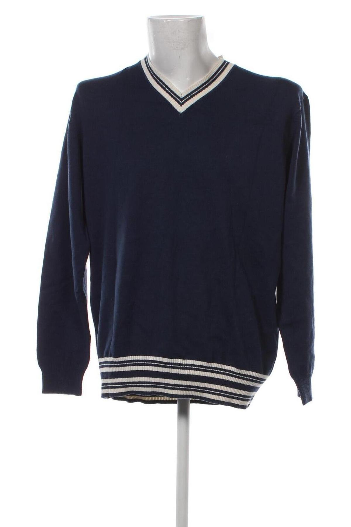 Мъжки пуловер Gant, Размер XXL, Цвят Син, Цена 46,08 лв.