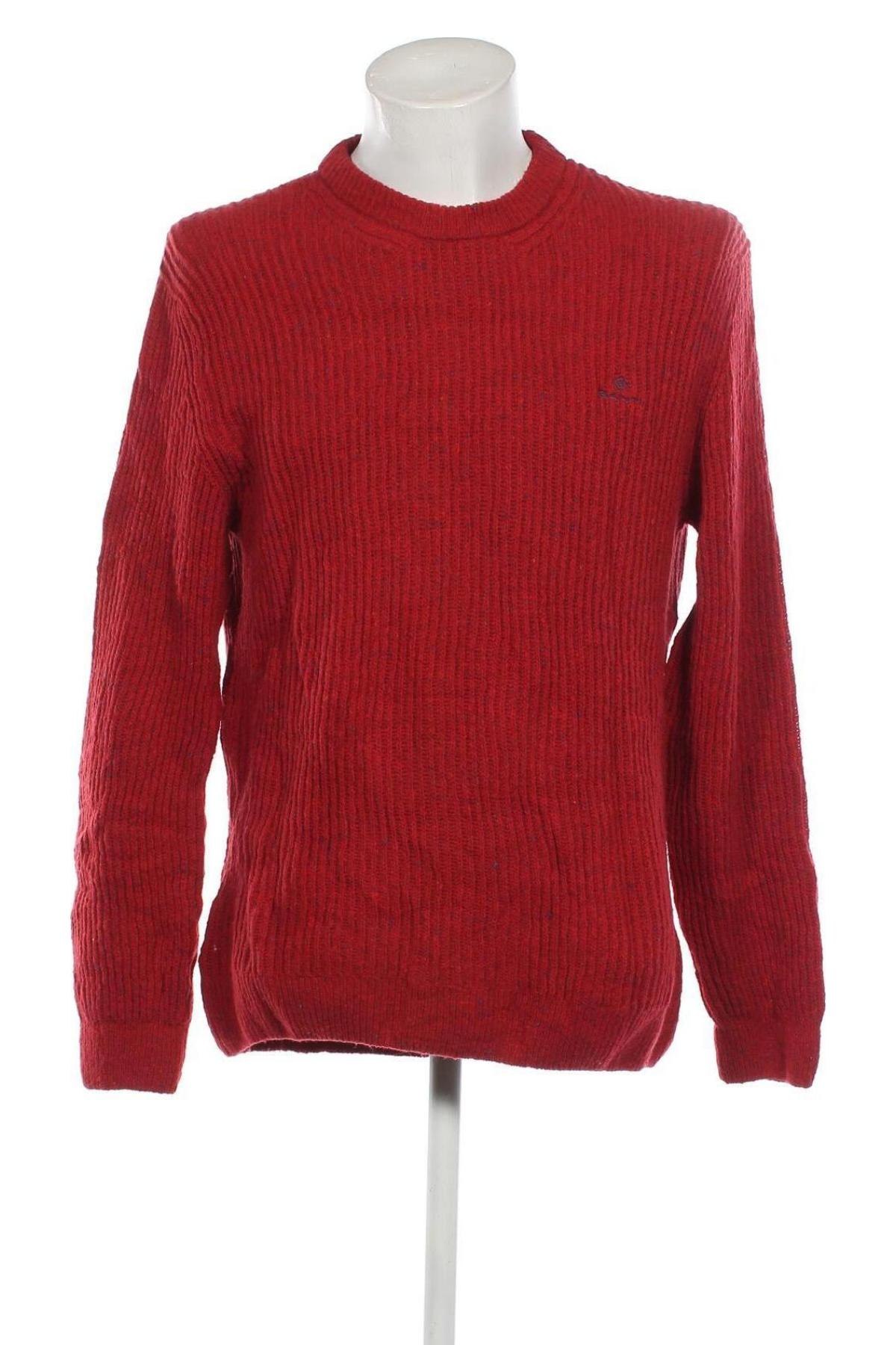 Мъжки пуловер Gant, Размер L, Цвят Червен, Цена 33,60 лв.
