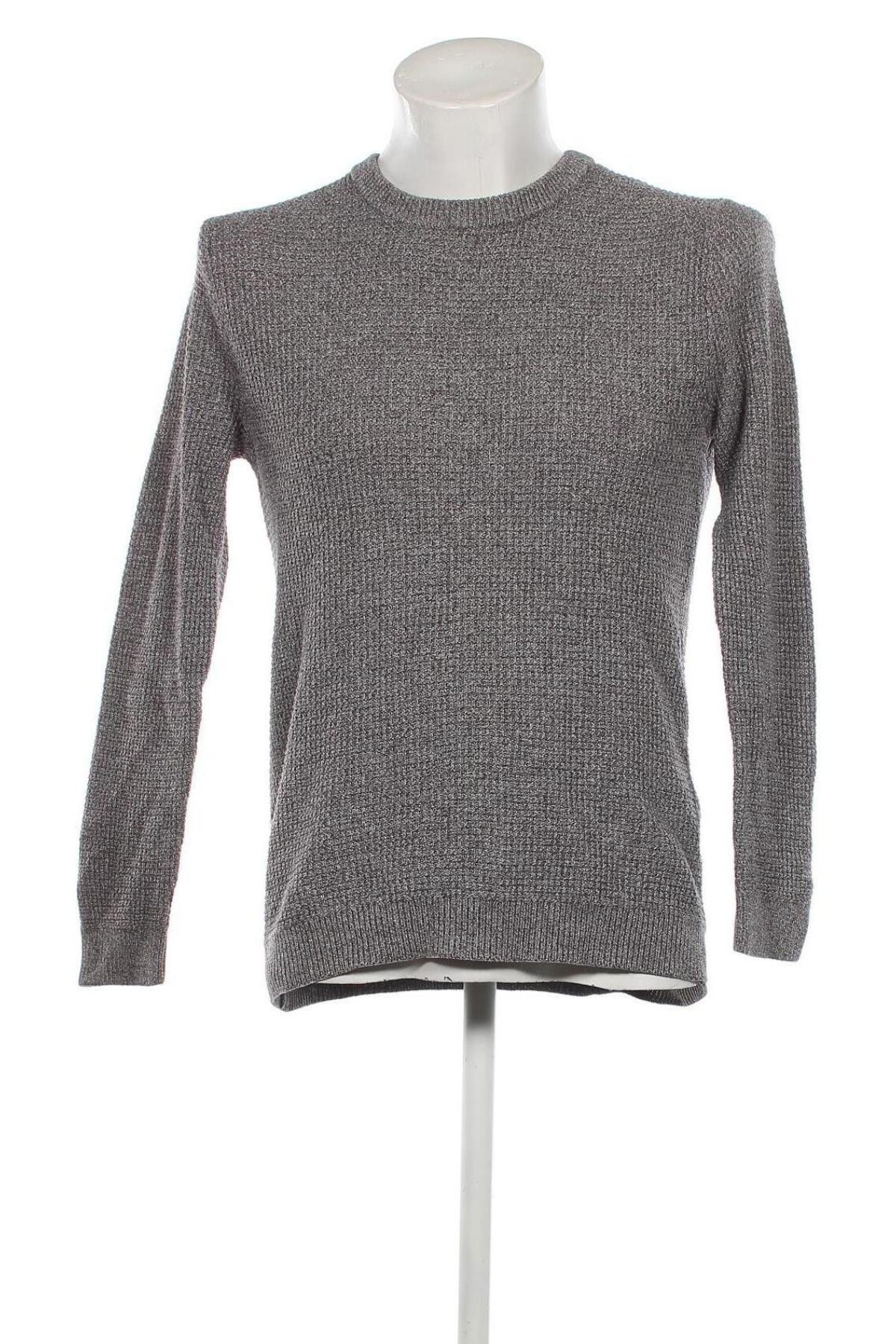 Мъжки пуловер H&M, Размер M, Цвят Сив, Цена 15,66 лв.