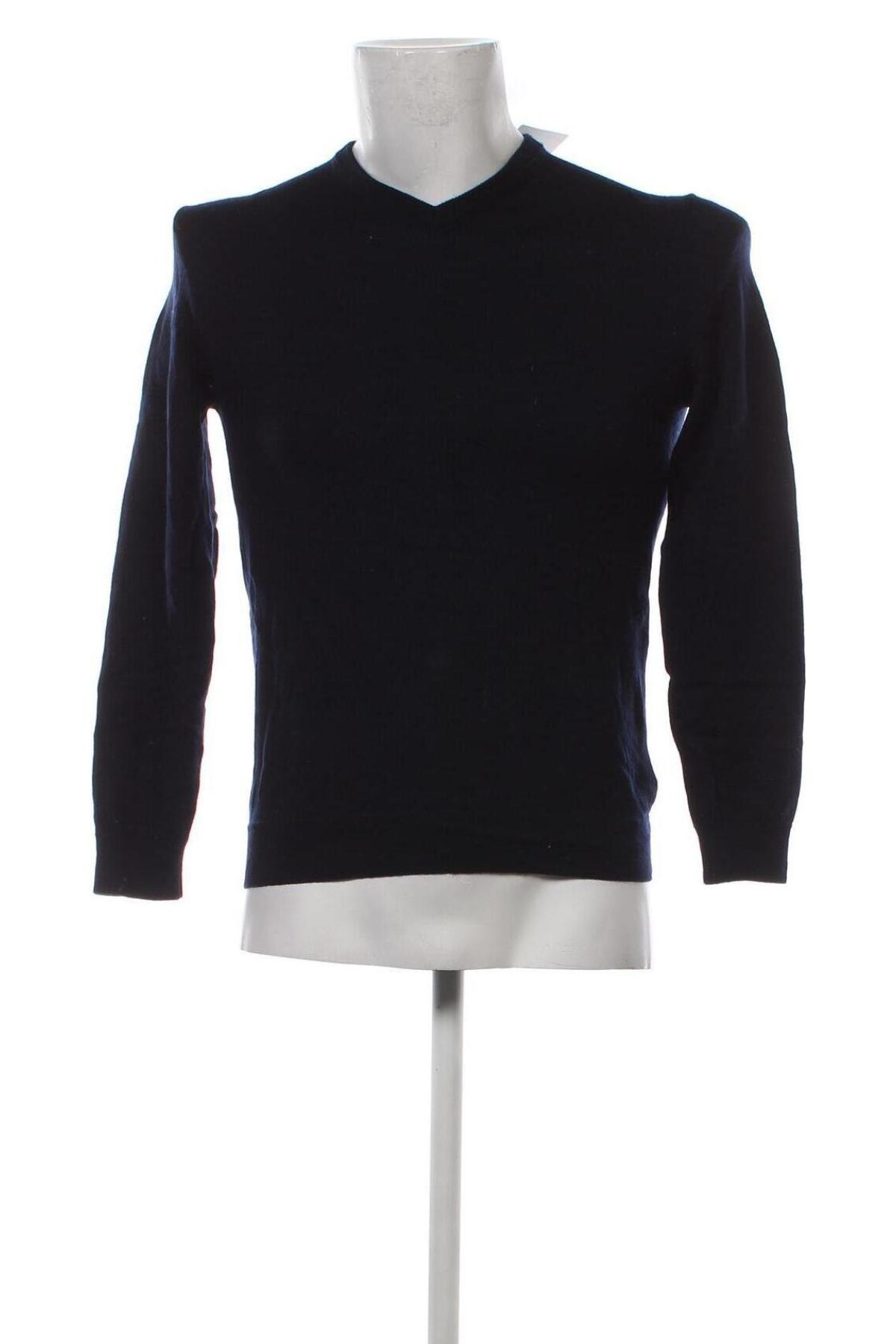 Мъжки пуловер H&M, Размер M, Цвят Син, Цена 10,44 лв.