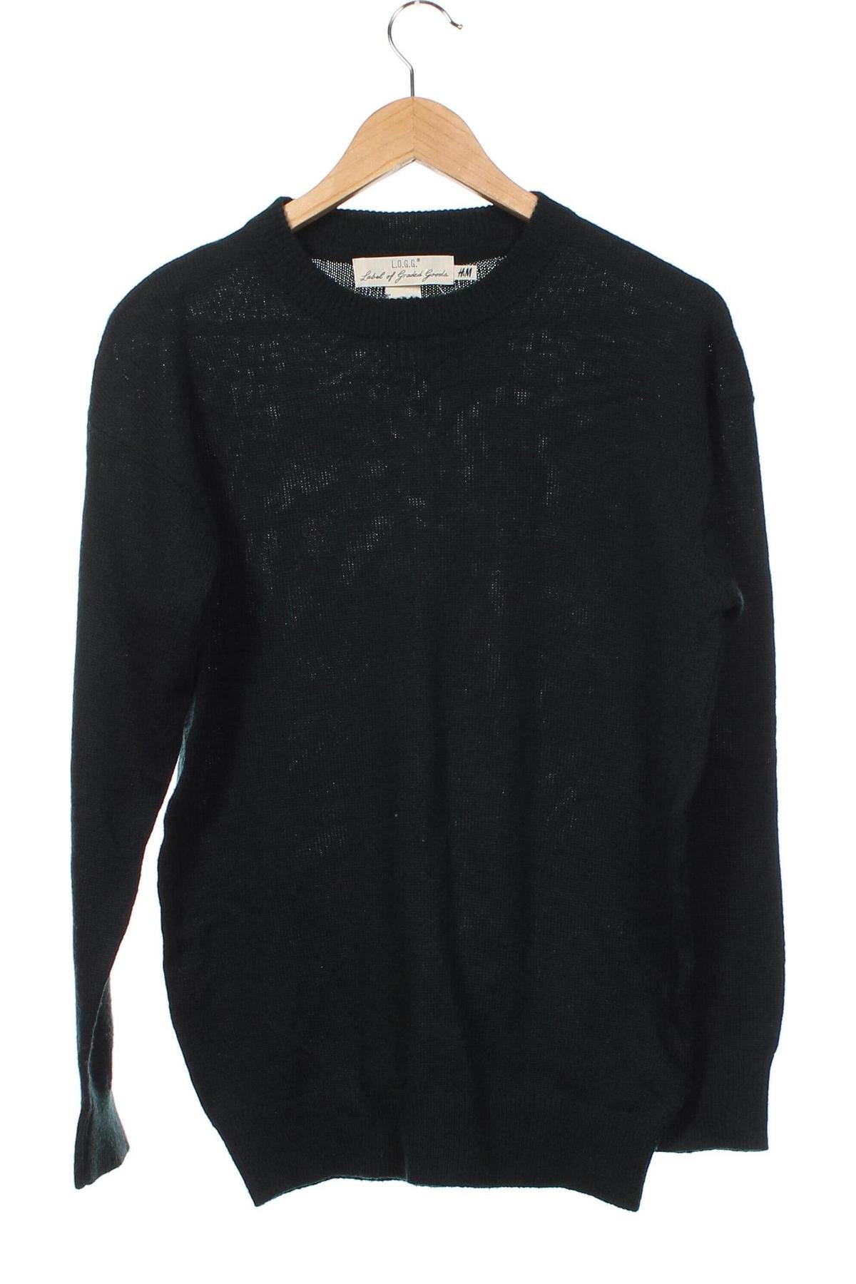 Herrenpullover H&M L.O.G.G., Größe XS, Farbe Grün, Preis 6,71 €