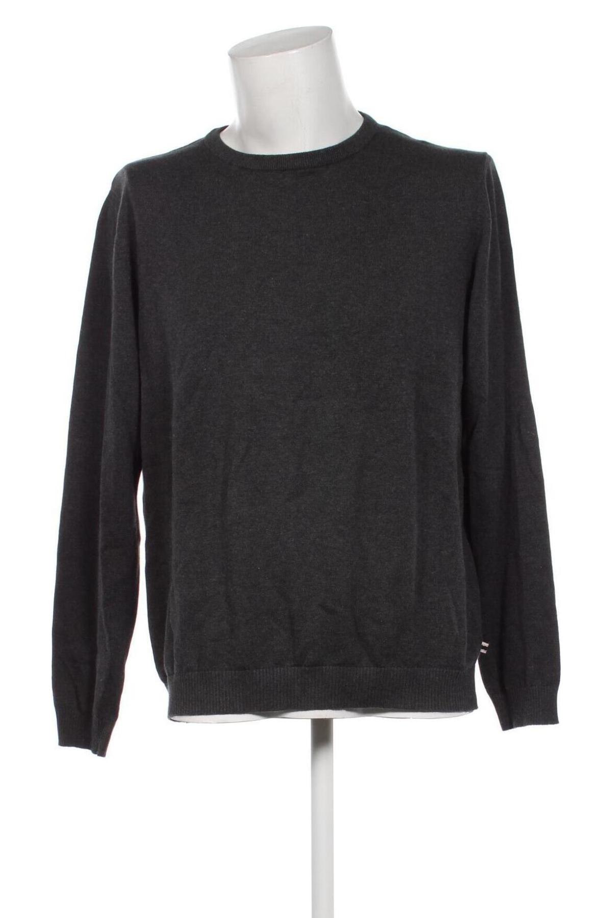 Ανδρικό πουλόβερ Jack & Jones, Μέγεθος XL, Χρώμα Γκρί, Τιμή 10,32 €