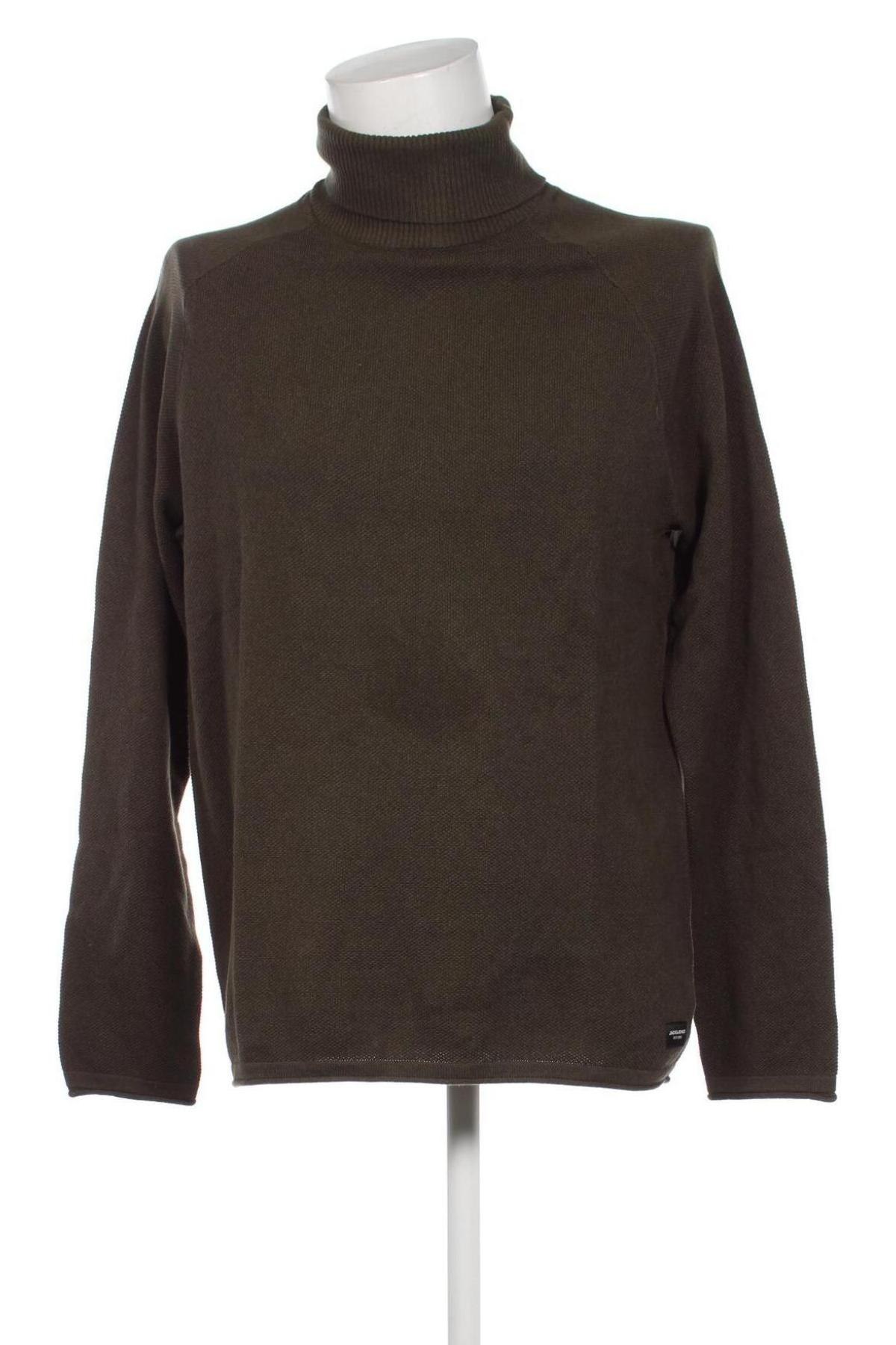 Ανδρικό πουλόβερ Jack & Jones, Μέγεθος XL, Χρώμα Πράσινο, Τιμή 17,86 €