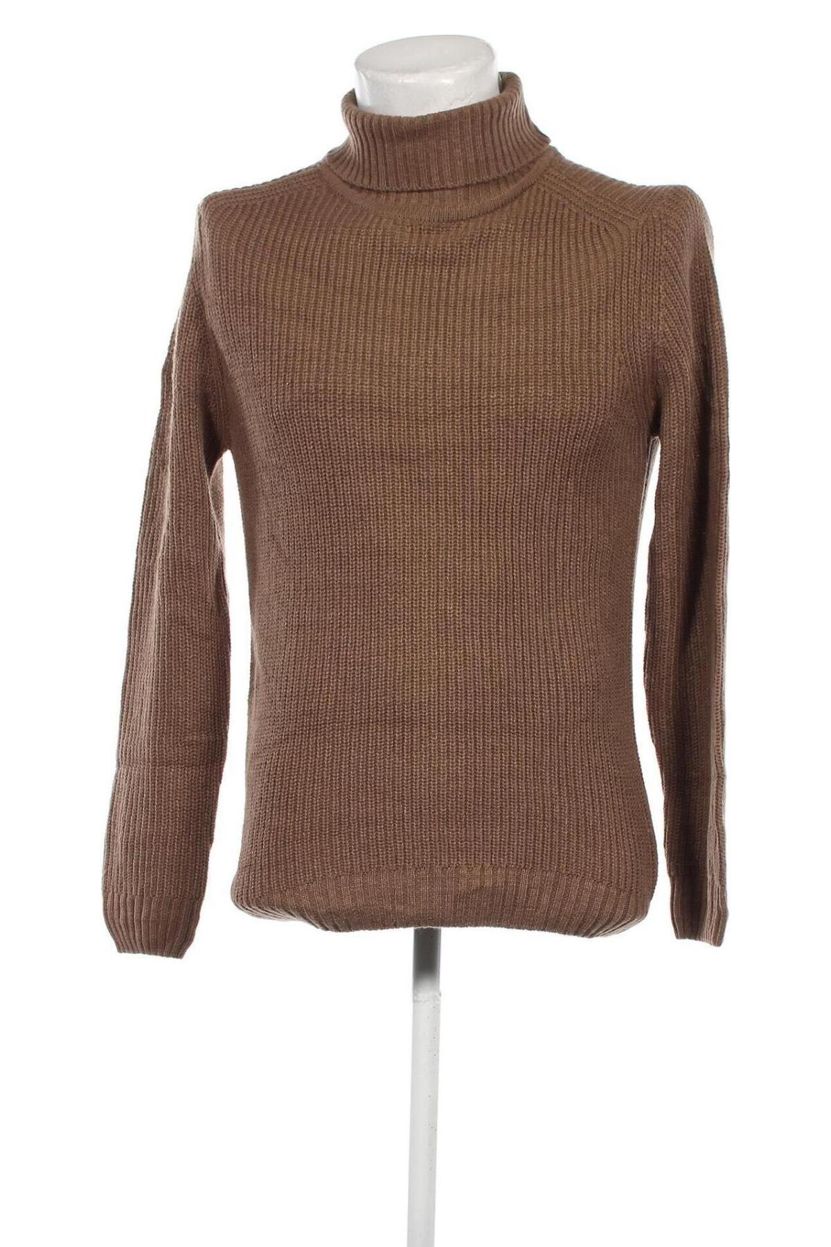 Мъжки пуловер Jean Pascale, Размер M, Цвят Бежов, Цена 11,89 лв.