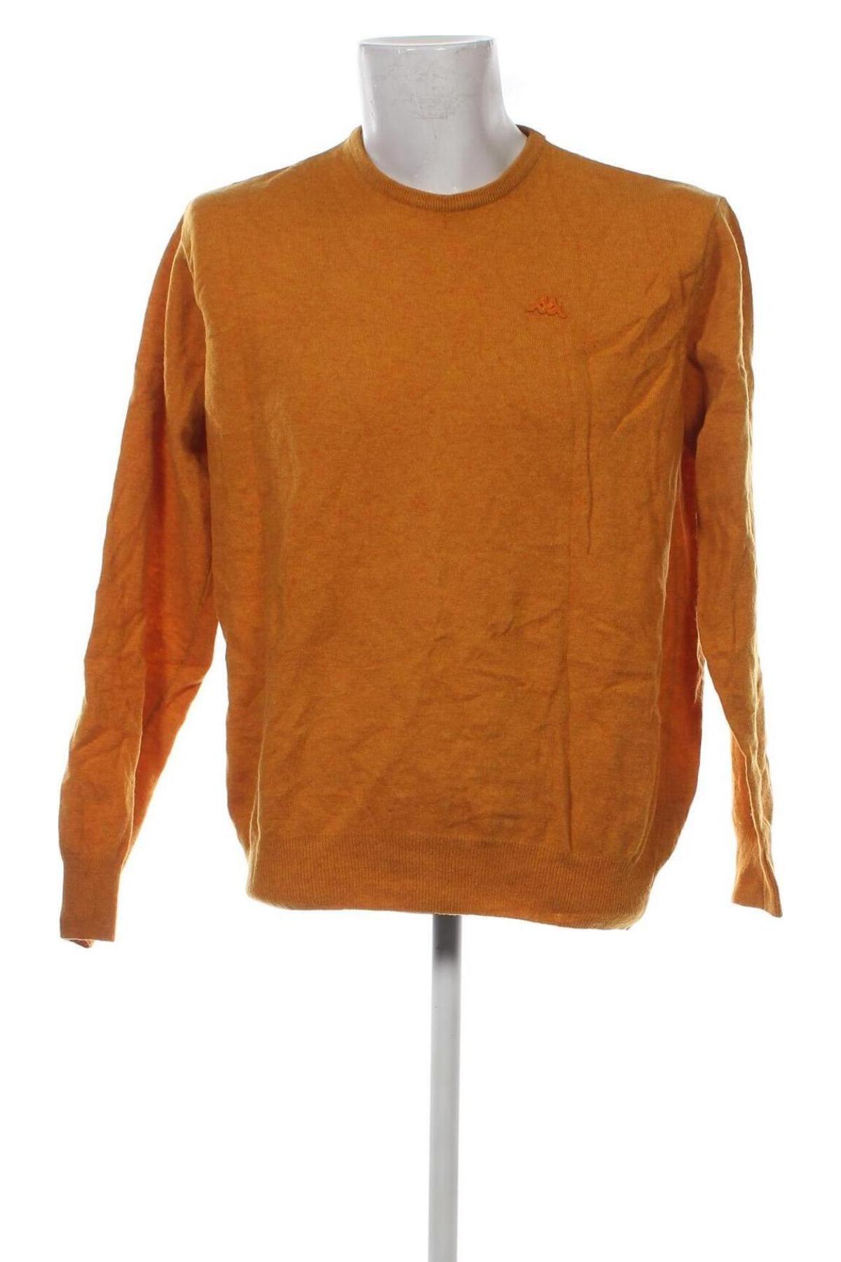 Ανδρικό πουλόβερ Kappa, Μέγεθος XL, Χρώμα Κίτρινο, Τιμή 10,73 €