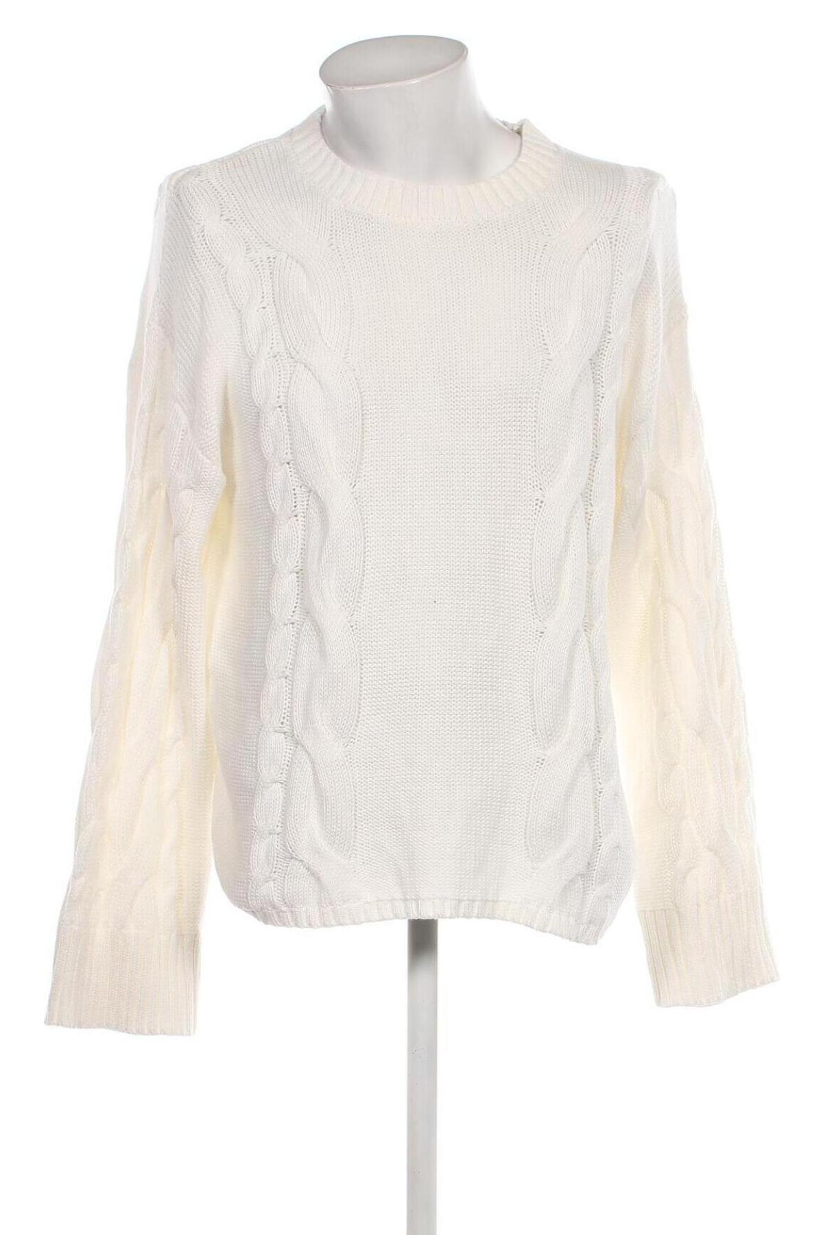 Ανδρικό πουλόβερ Lager 157, Μέγεθος L, Χρώμα Λευκό, Τιμή 9,69 €