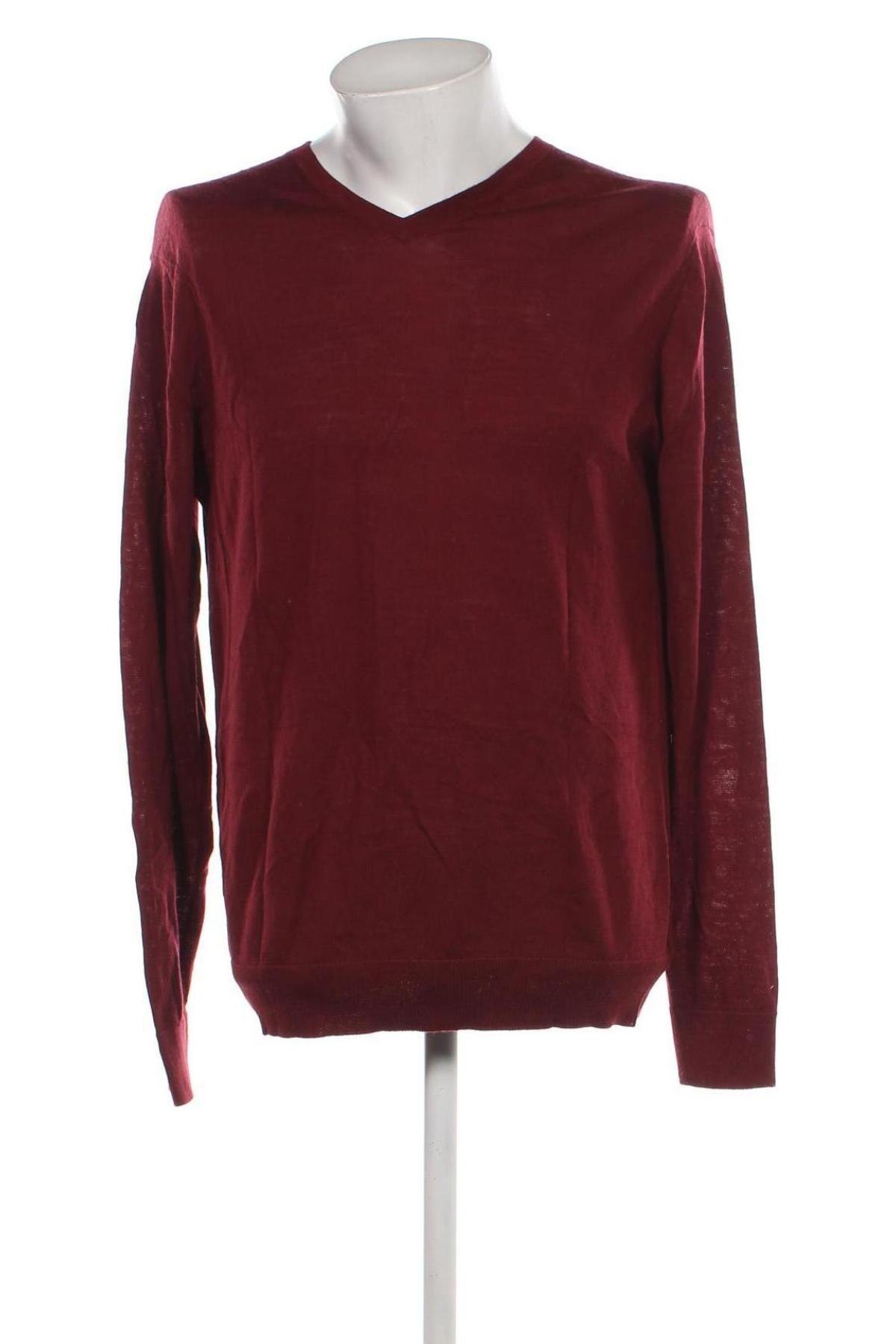Мъжки пуловер Linea, Размер L, Цвят Червен, Цена 11,60 лв.