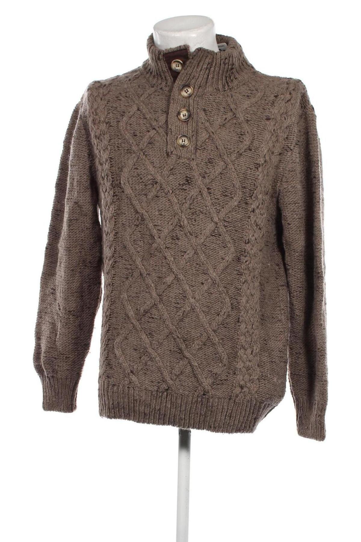 Мъжки пуловер Liv, Размер XL, Цвят Кафяв, Цена 14,79 лв.