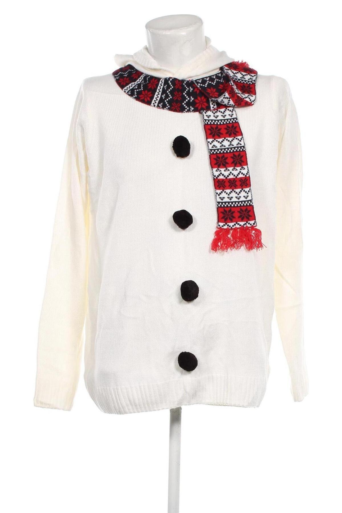 Ανδρικό πουλόβερ Livergy, Μέγεθος XL, Χρώμα Λευκό, Τιμή 7,57 €